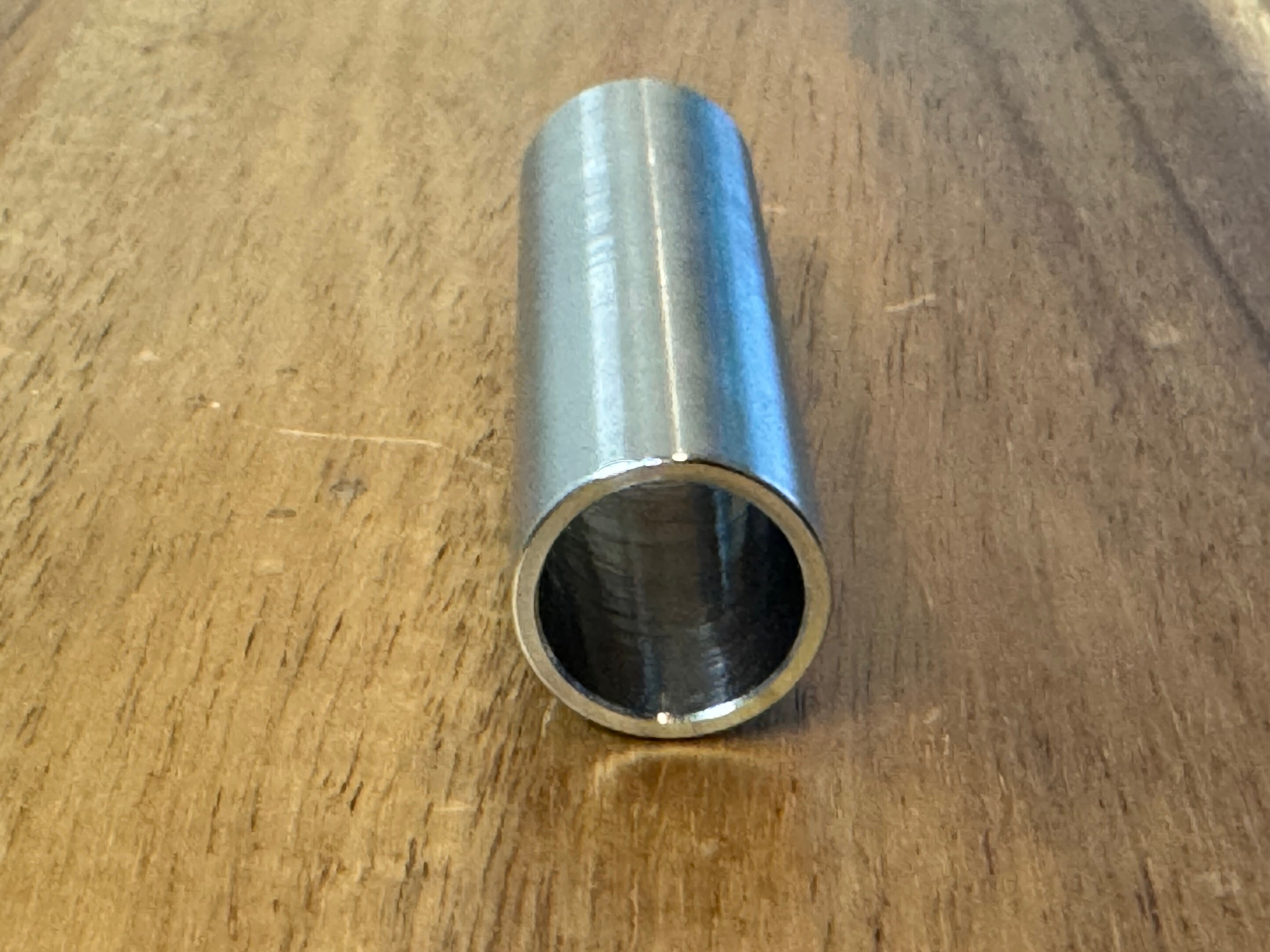 EXTSW 12.18 mm ID x 17 mm OD x 60.12 mm thick 316 Stainless Spacer