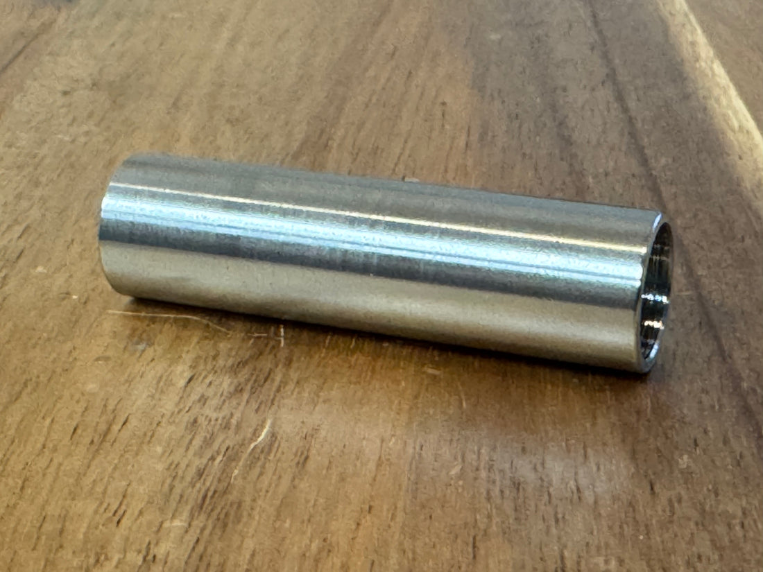 EXTSW 12.18 mm ID x 17 mm OD x 60.12 mm thick 316 Stainless Spacer
