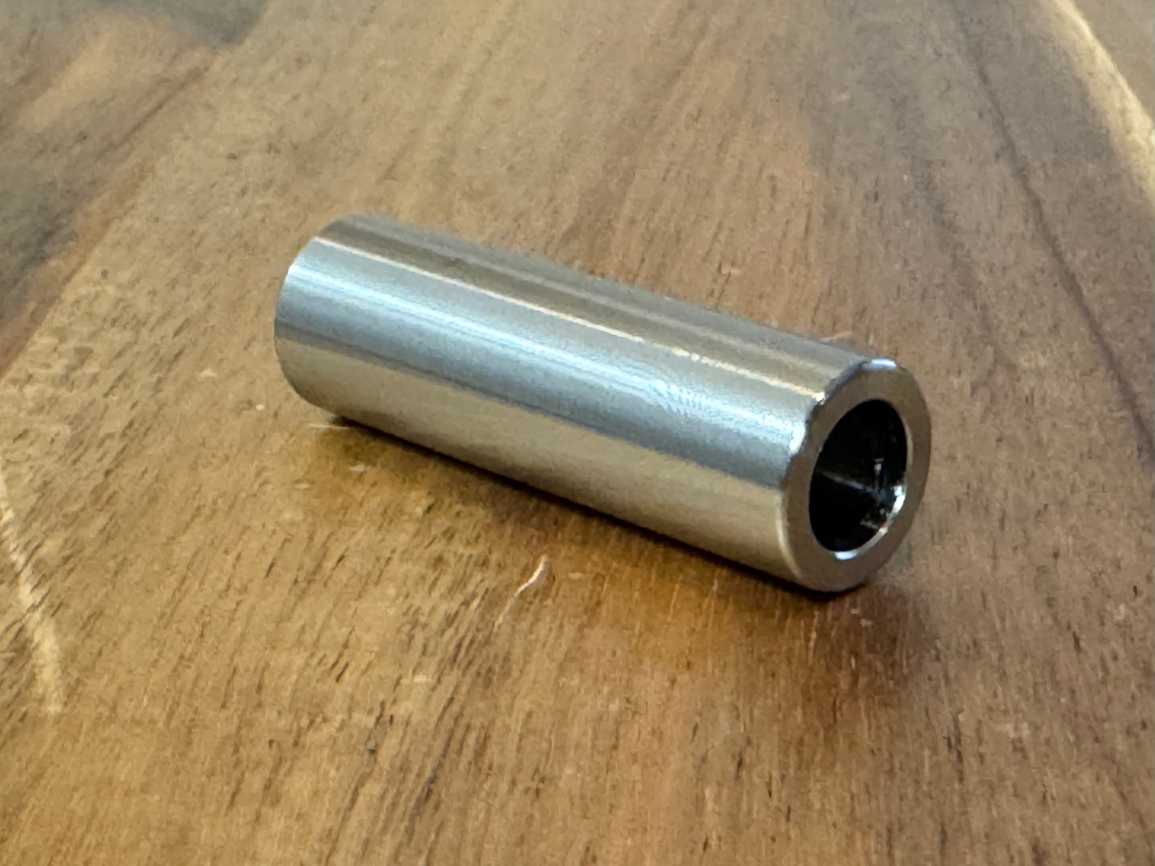 EXTSW 10.16 mm ID x 15.62 OD x 60 mm Long 316 Stainless Spacer