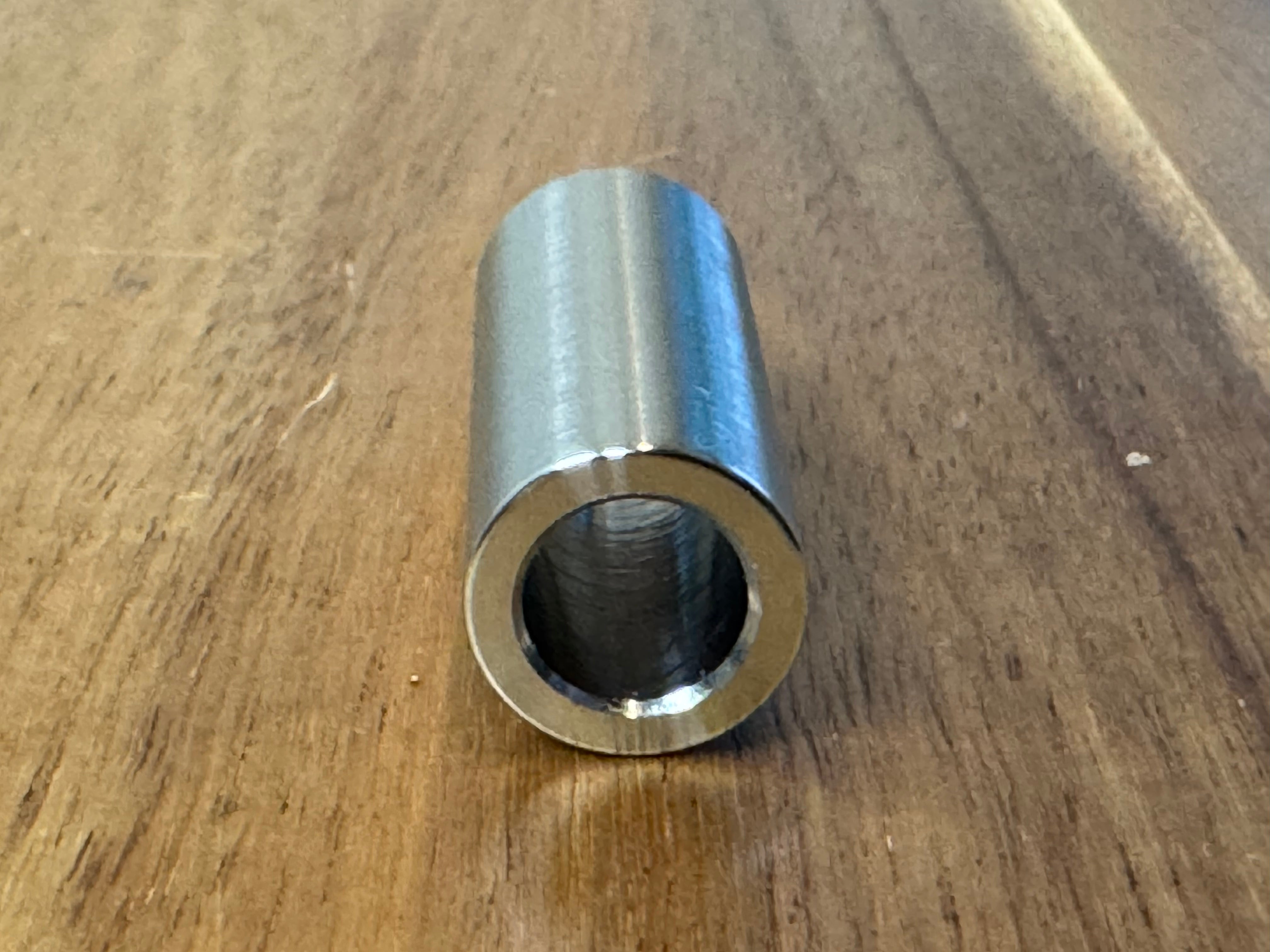 EXTSW 10.16 mm ID x 15.62 OD x 40 mm Long 316 Stainless Spacer