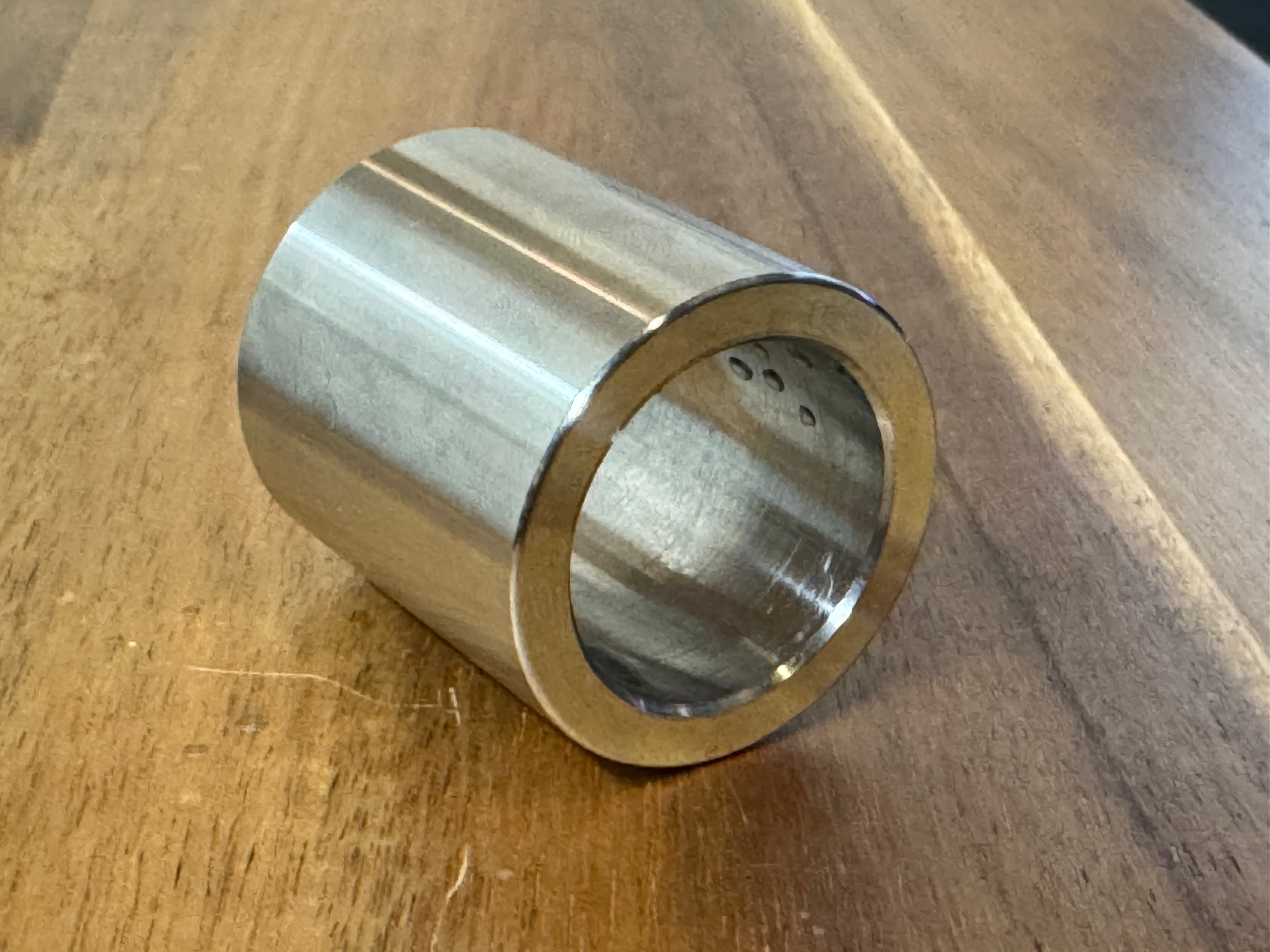 EXTSW 1.007" ID x 1.365" OD x 1” Thick 316 Stainless Spacer