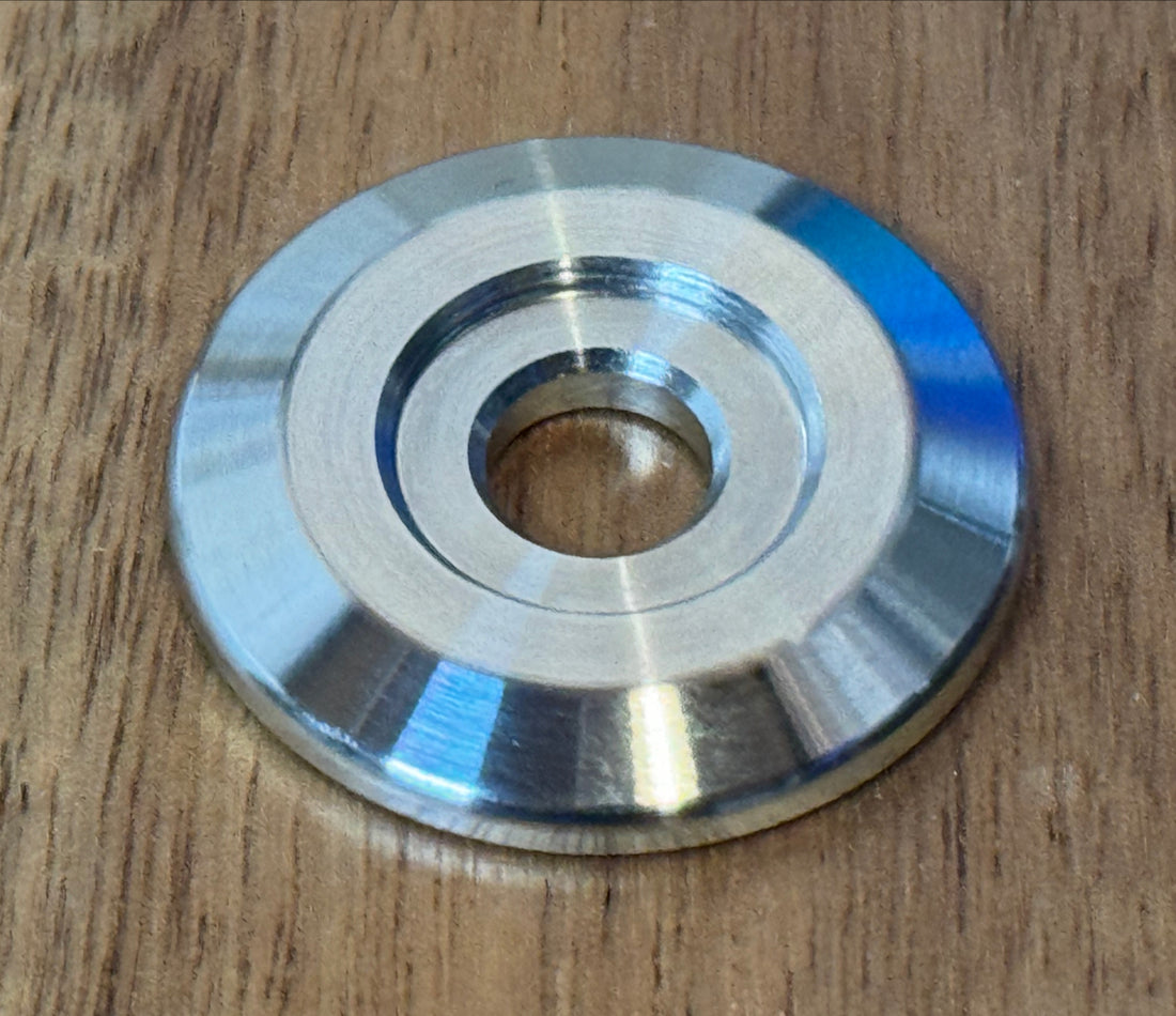 EXTSW BEVELED .323" ID x 1.240" OD x .170” Thick 316 Stainless washer, Fits #761-1017 Hex ARP Bolts