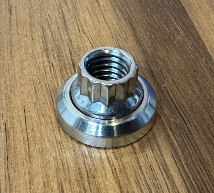 EXTSW BEVELED .443” ID x .990" OD x .250” Thick 316 Stainless washer, Fits #401-8306 ARP 12 pt Nut