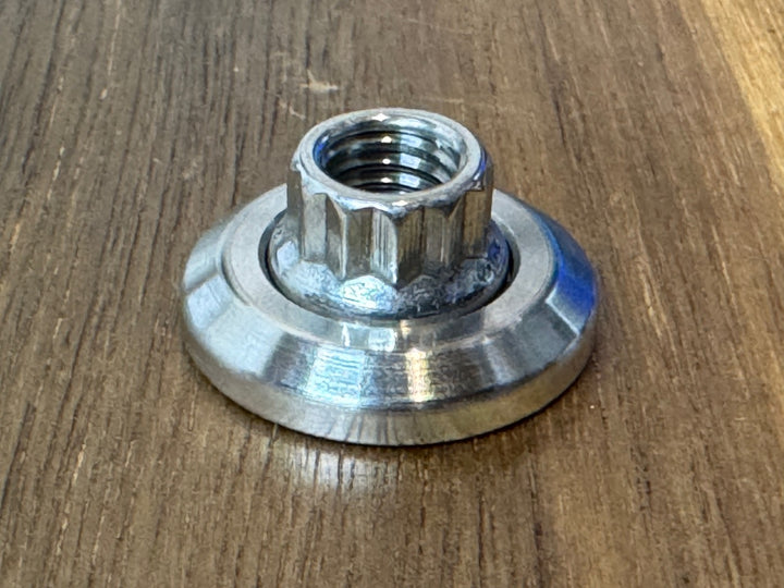 EXTSW BEVELED .323" ID x .938” OD x .188" Thick 316 Stainless washer, Fits 8 mm ARP Nut 400-8310