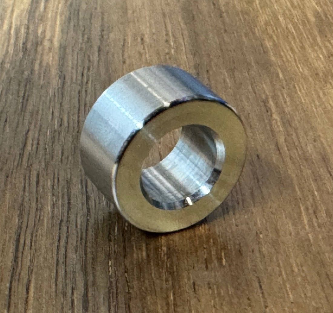 EXTSW .383” ID x .687" OD x .369" thick 316 Stainless Spacers