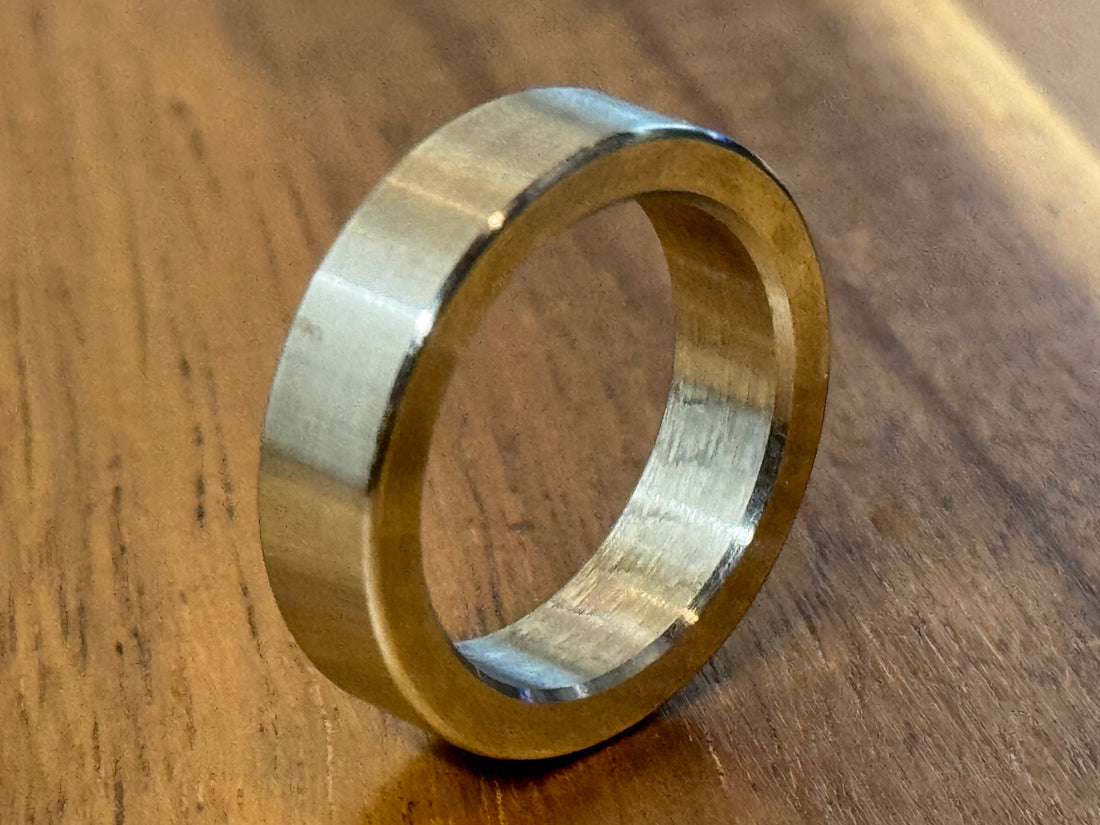 EXTSW 1.007” ID x 1.240" OD x 1/4” Thick 316 Stainless Spacer