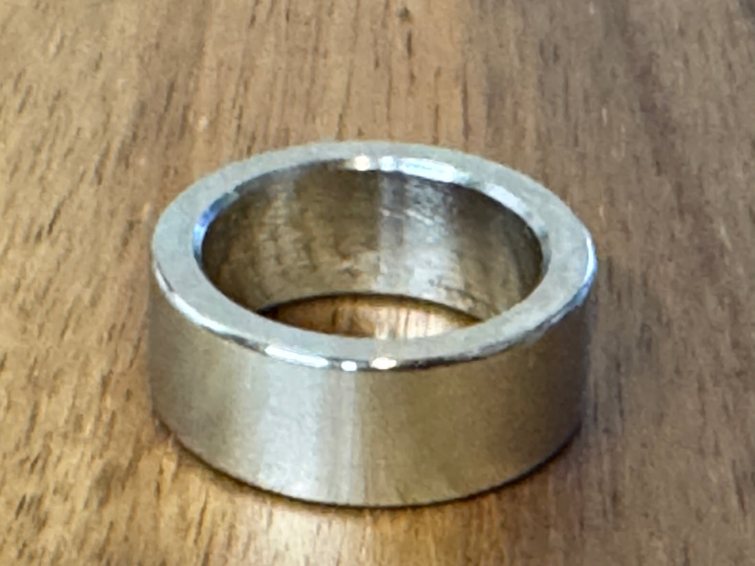 EXTSW 1.007" ID x 1.240 OD x 3/8” Thick 316 Stainless Spacer