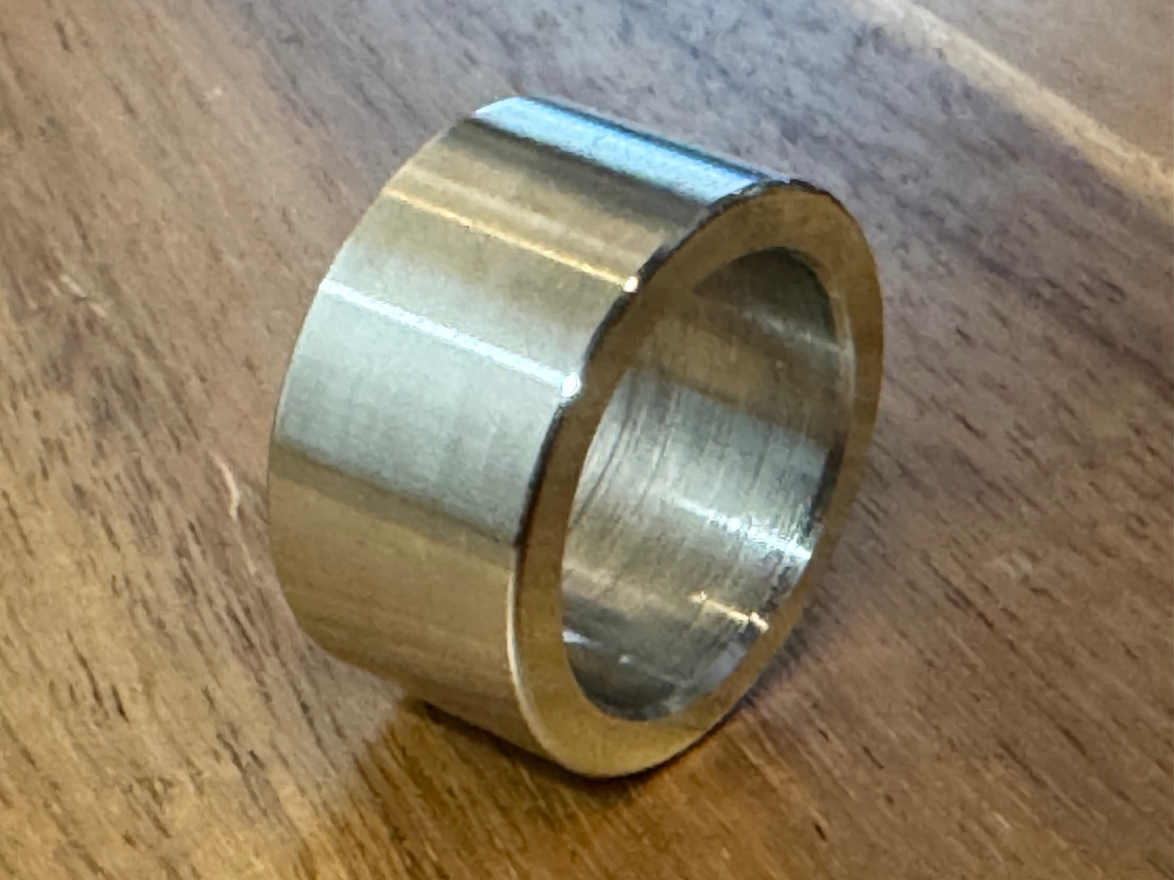 EXTSW 1.007" ID x 1.240 OD x 5/8” Thick 316 Stainless Spacer