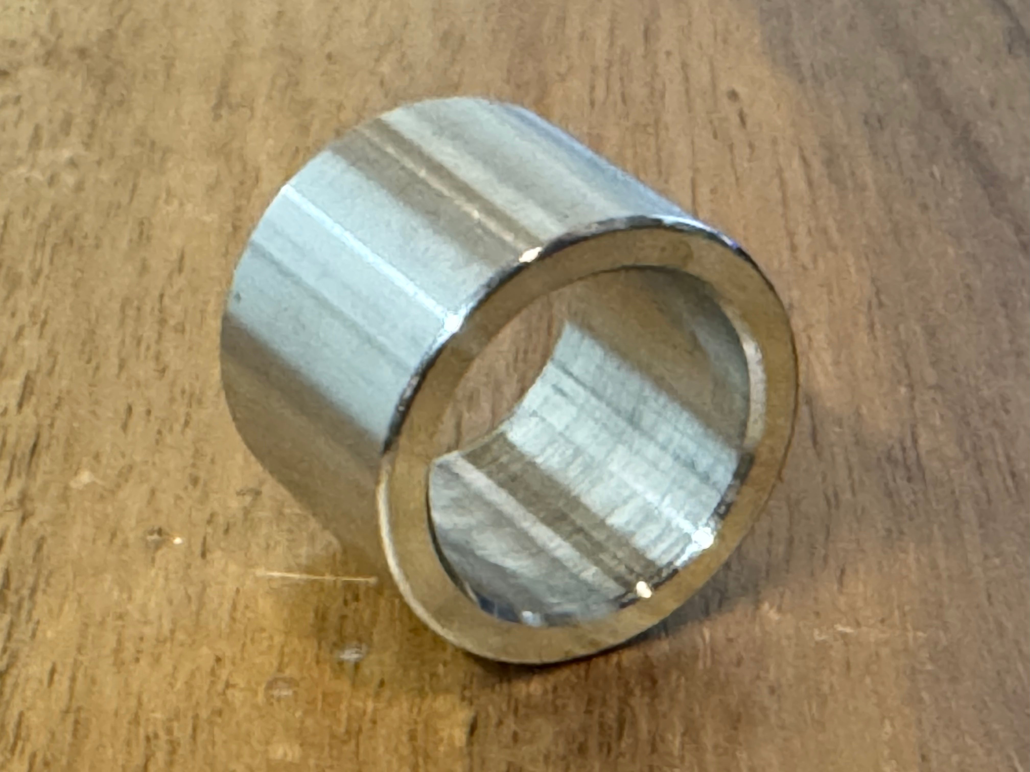 EXTSW 1.007” ID x 1.240" OD x 3/4” Thick 316 Stainless Spacer