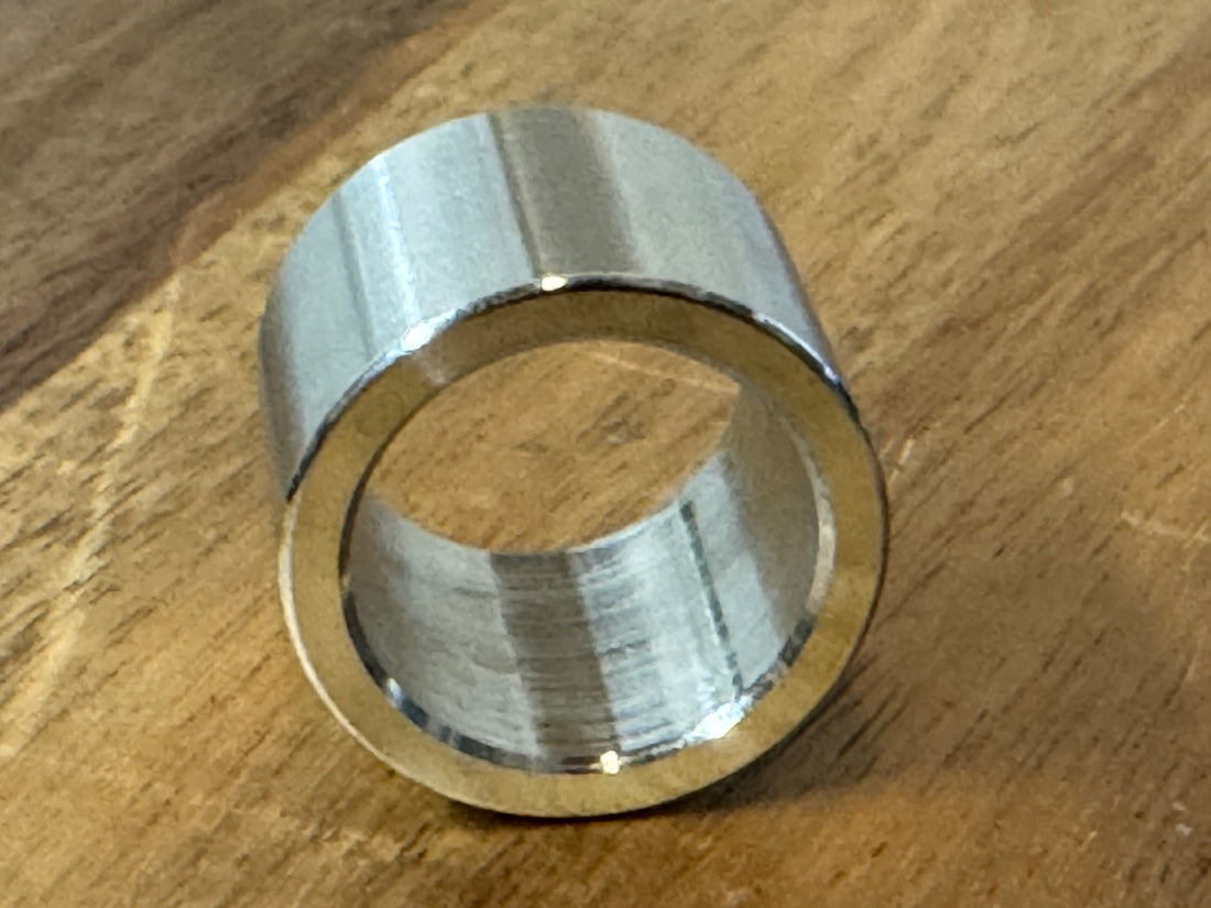 EXTSW 1.007” ID x 1.240" OD x 3/4” Thick 316 Stainless Spacer