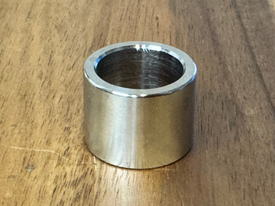 EXTSW 1.007” ID x 1.240" OD x 3/4” Thick 316 Stainless Spacer