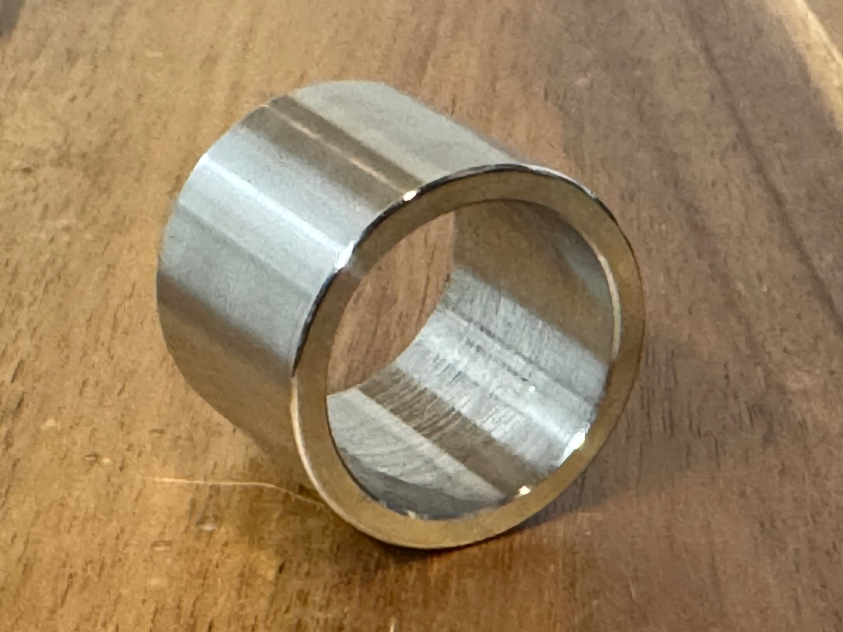 EXTSW 1.007” ID x 1.240" OD x 1” Thick 316 Stainless Spacer