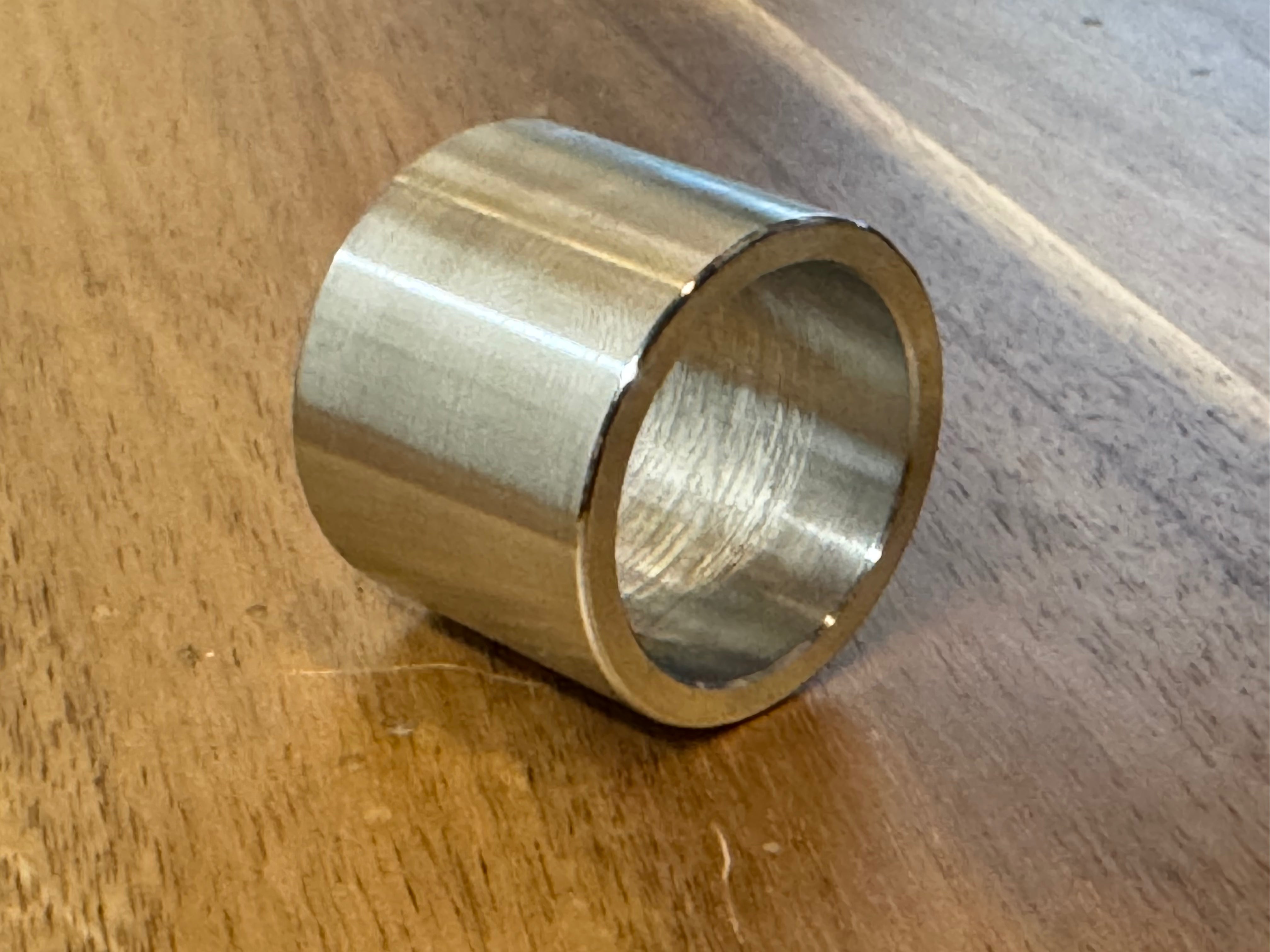 EXTSW 1.007” ID x 1.240" OD x 1” Thick 316 Stainless Spacer