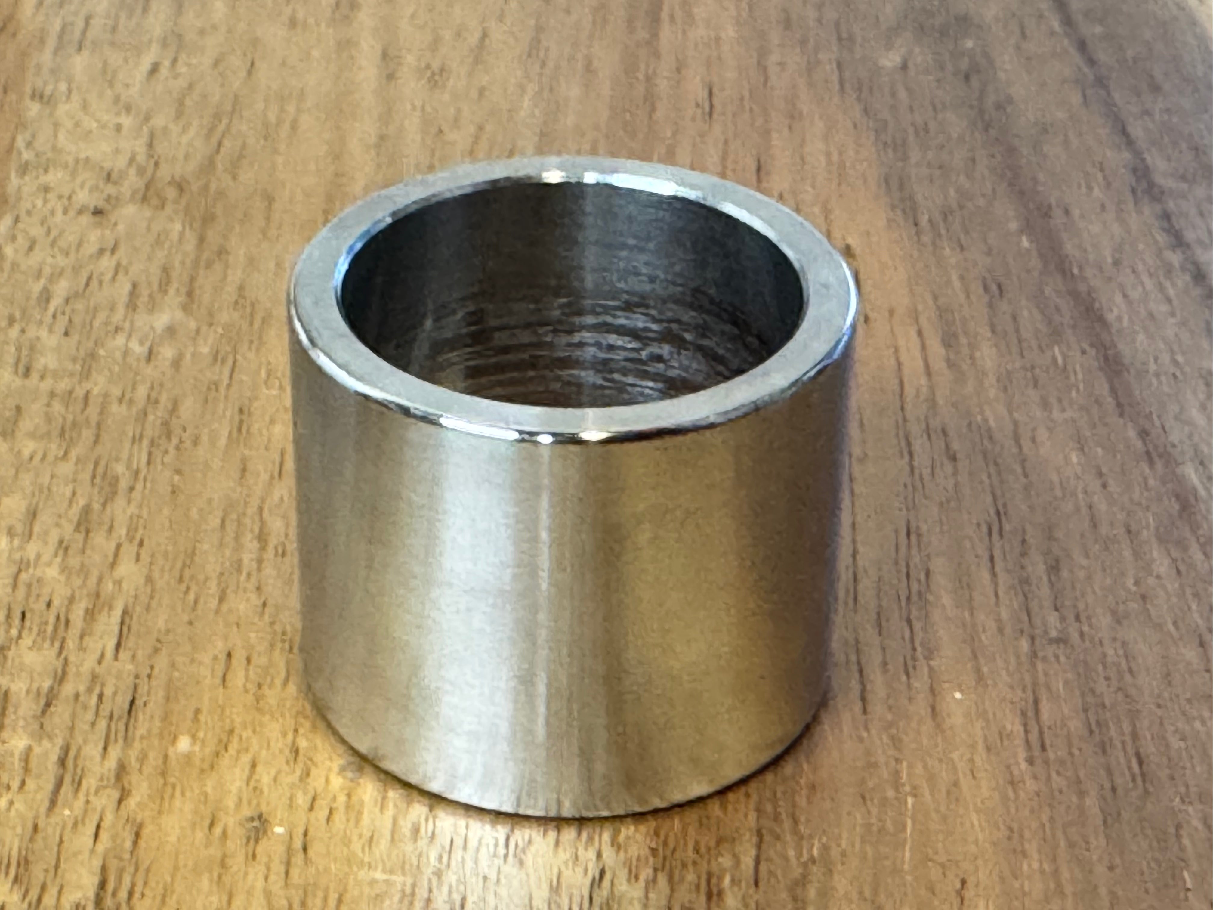 EXTSW 1.007” ID x 1.240" OD x 1” Thick 316 Stainless Spacer