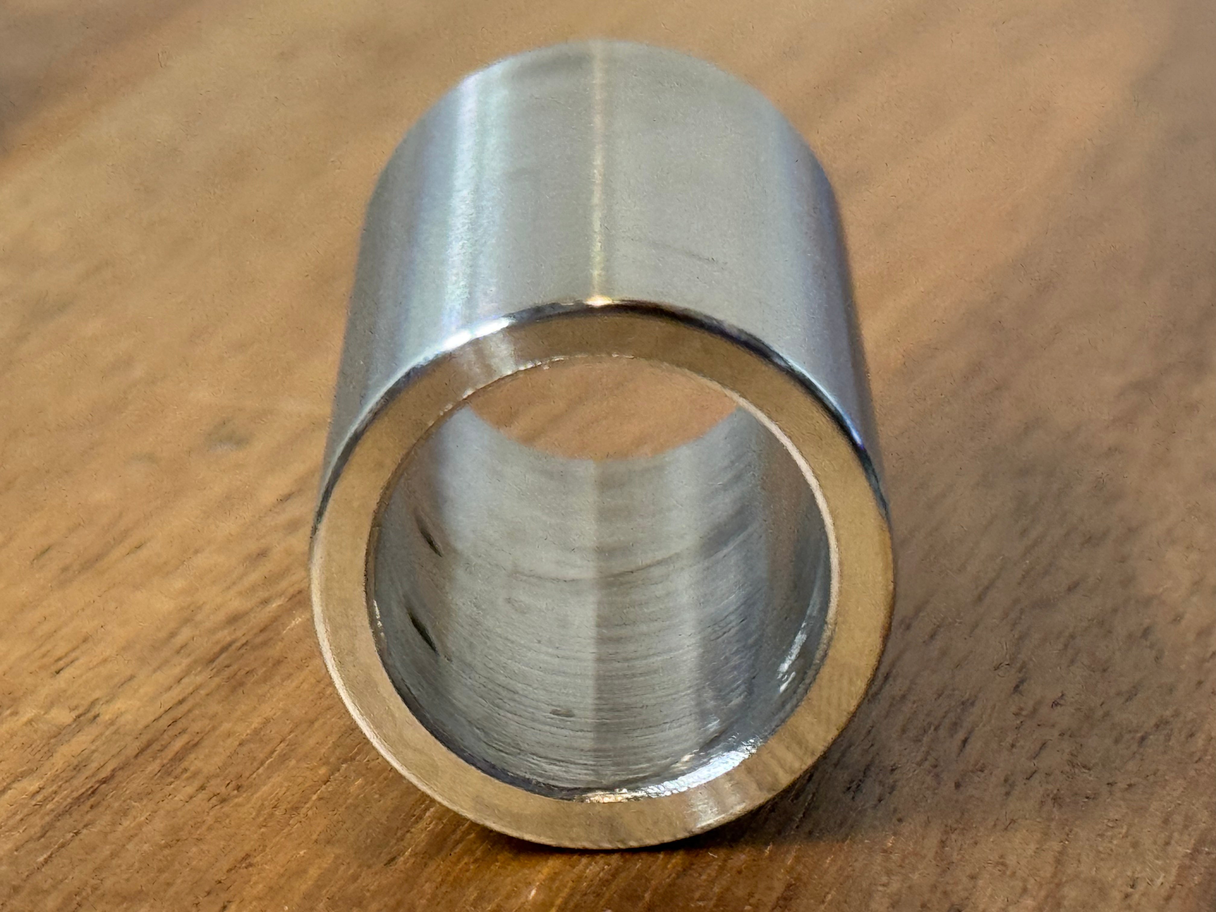 EXTSW 1.007" ID x 1.240 OD x 1 3/4” Thick 316 Stainless Spacer