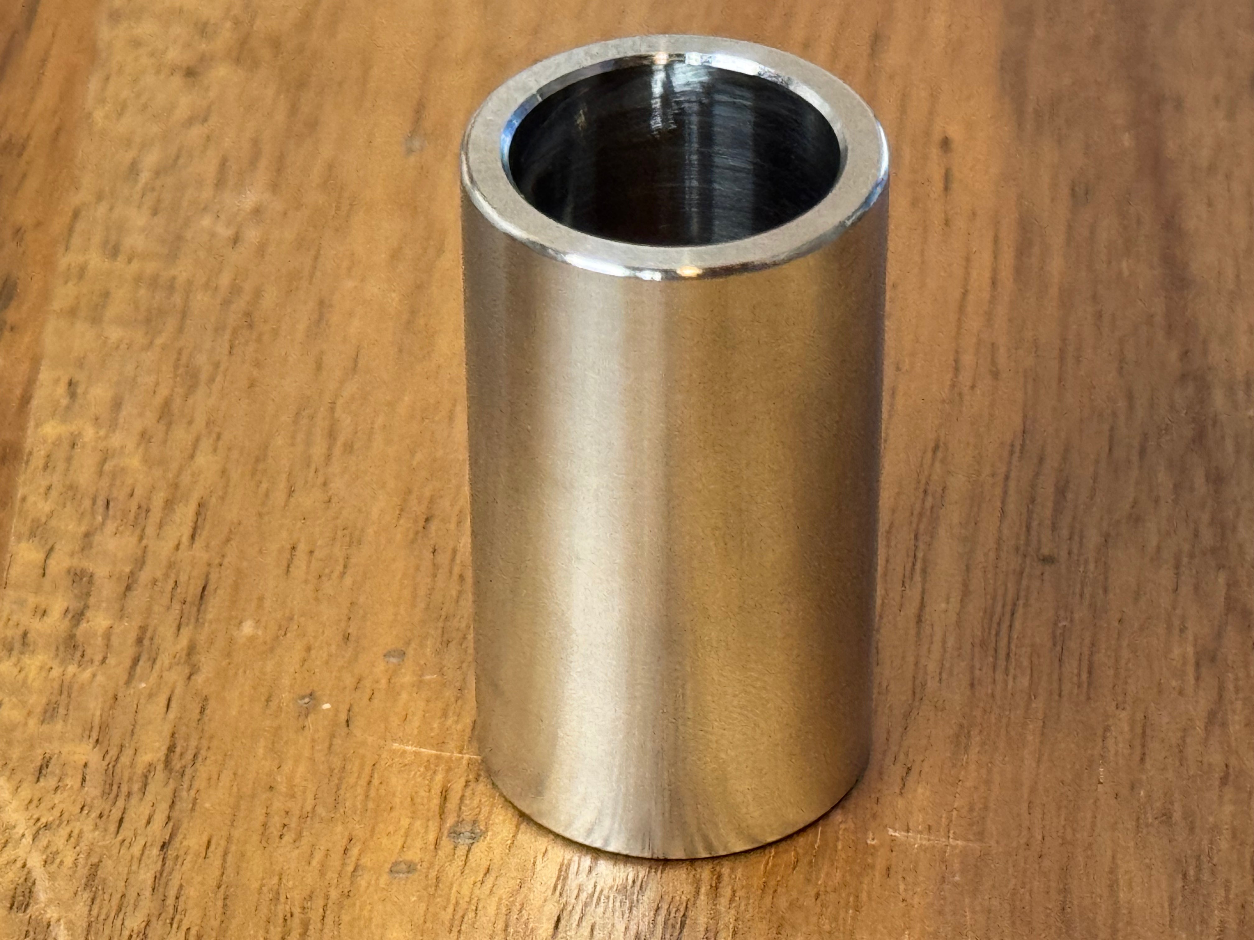 EXTSW 1.007” ID x 1.240 OD x 1 1/2” Thick 316 Stainless Spacer
