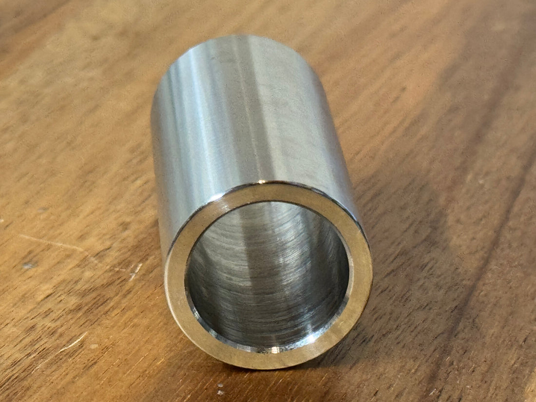 EXTSW 1.007” ID x 1.240 OD x 2” Thick 316 Stainless Shaft Spacer