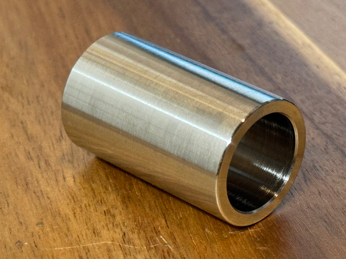 EXTSW 1.007" ID x 1.240 OD x 2 1/4” Thick 316 Stainless Spacer