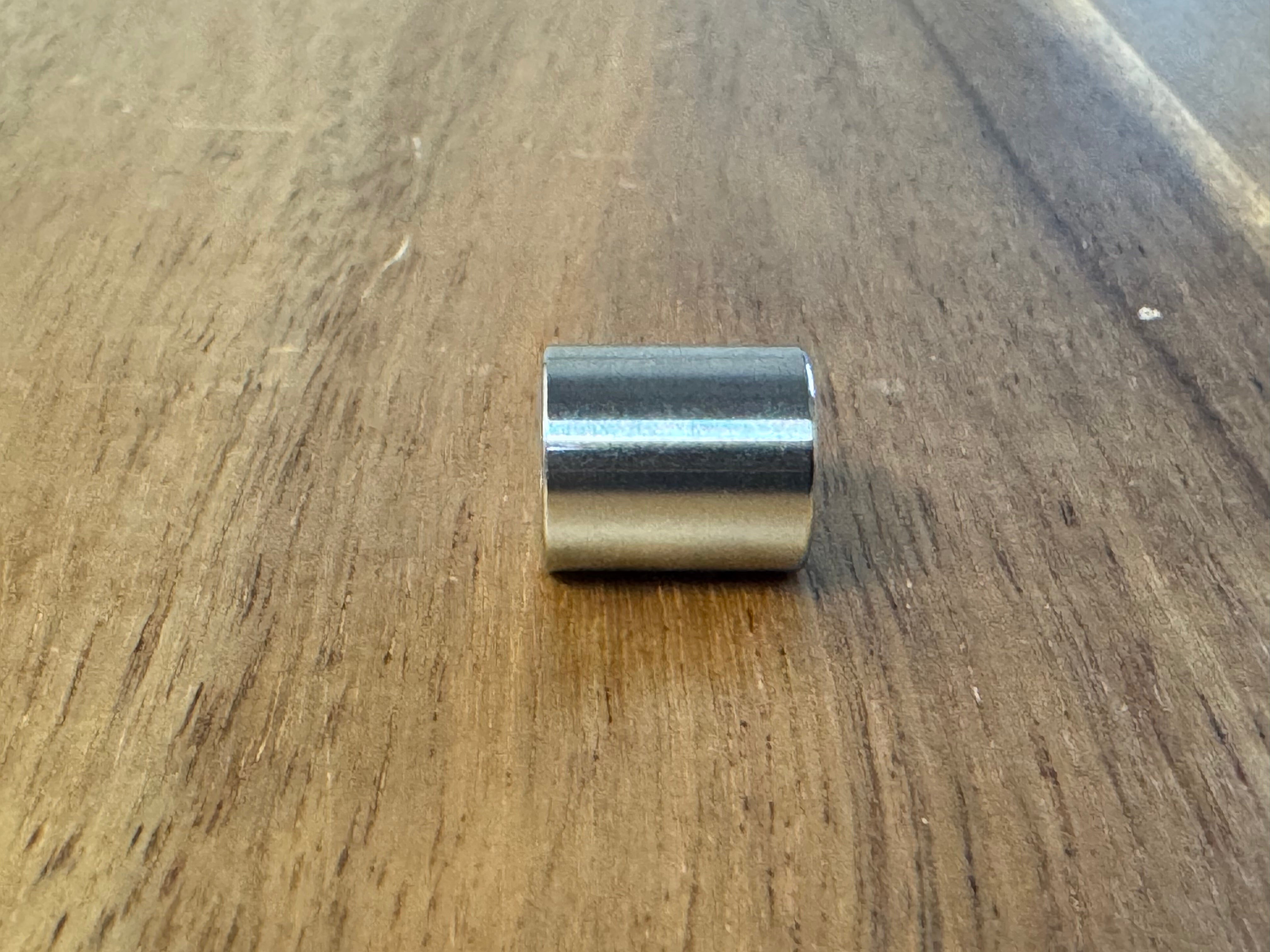 EXTSW .323” ID x .437" OD x 1/2” Thick 316 Stainless Spacer