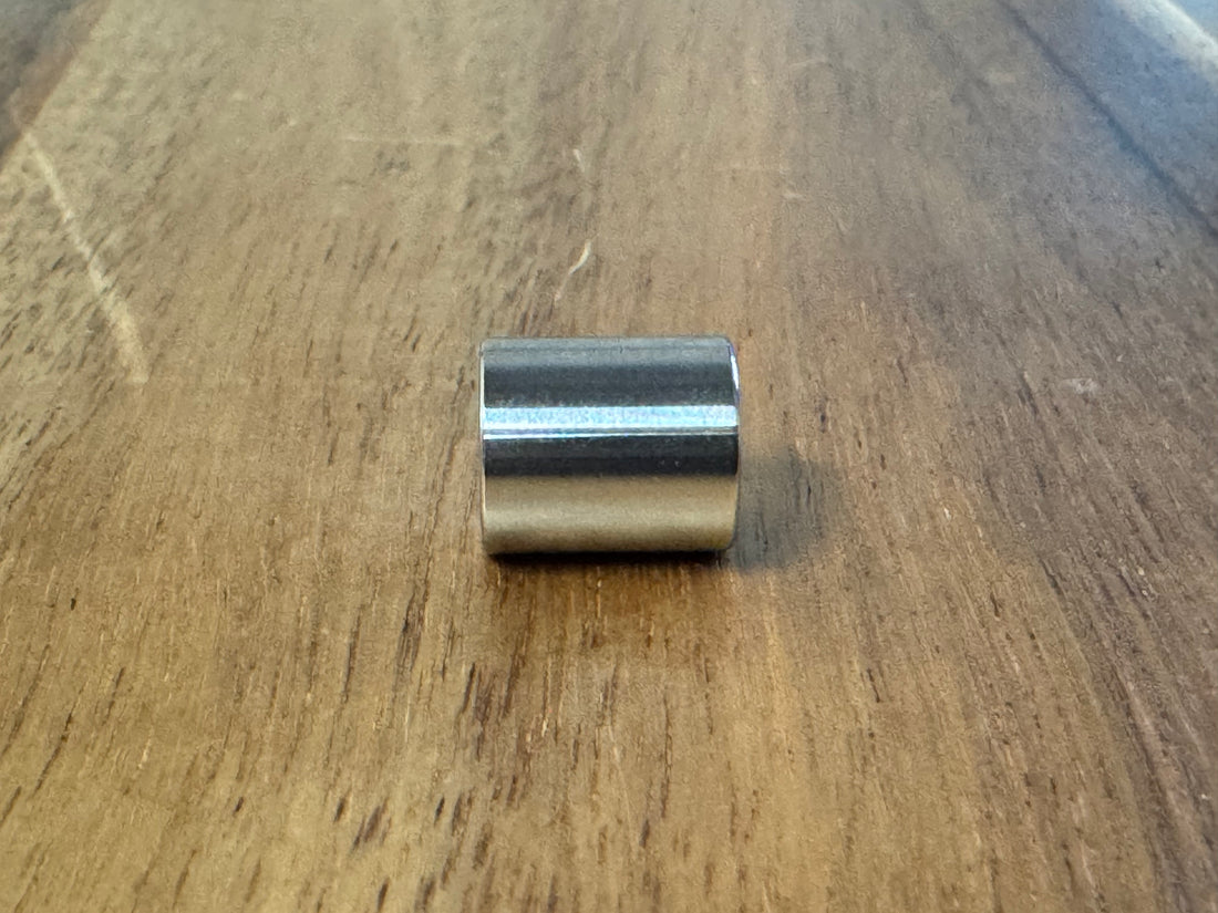 EXTSW .323” ID x .437" OD x 1/2” Thick 316 Stainless Spacer
