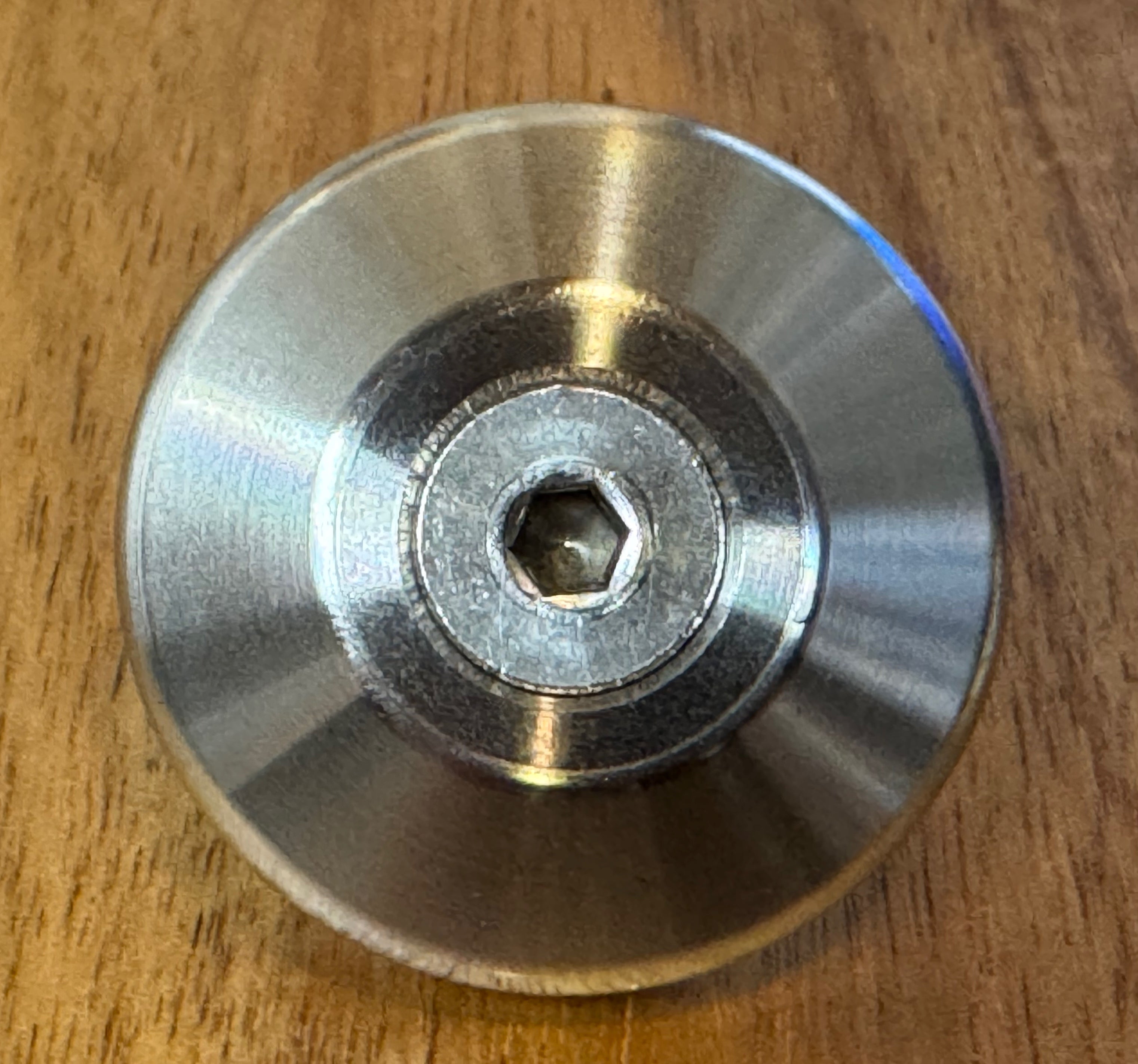 EXTSW BEVELED .257” ID x 1.490" OD x 3/8" Thick 316 Stainless Countersunk Washer