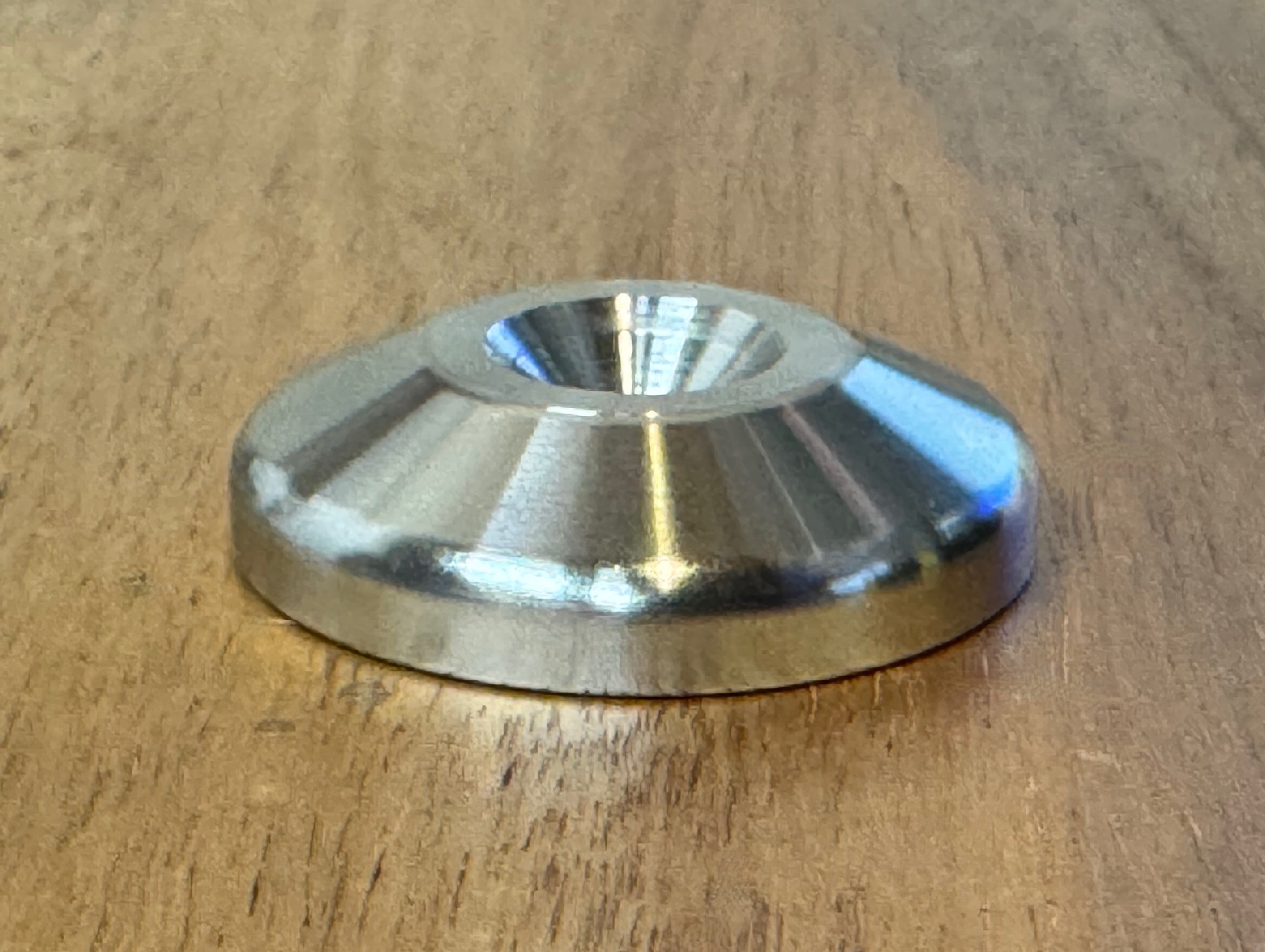 EXTSW BEVELED .257” ID x 1.490" OD x 3/8" Thick 316 Stainless Countersunk Washer