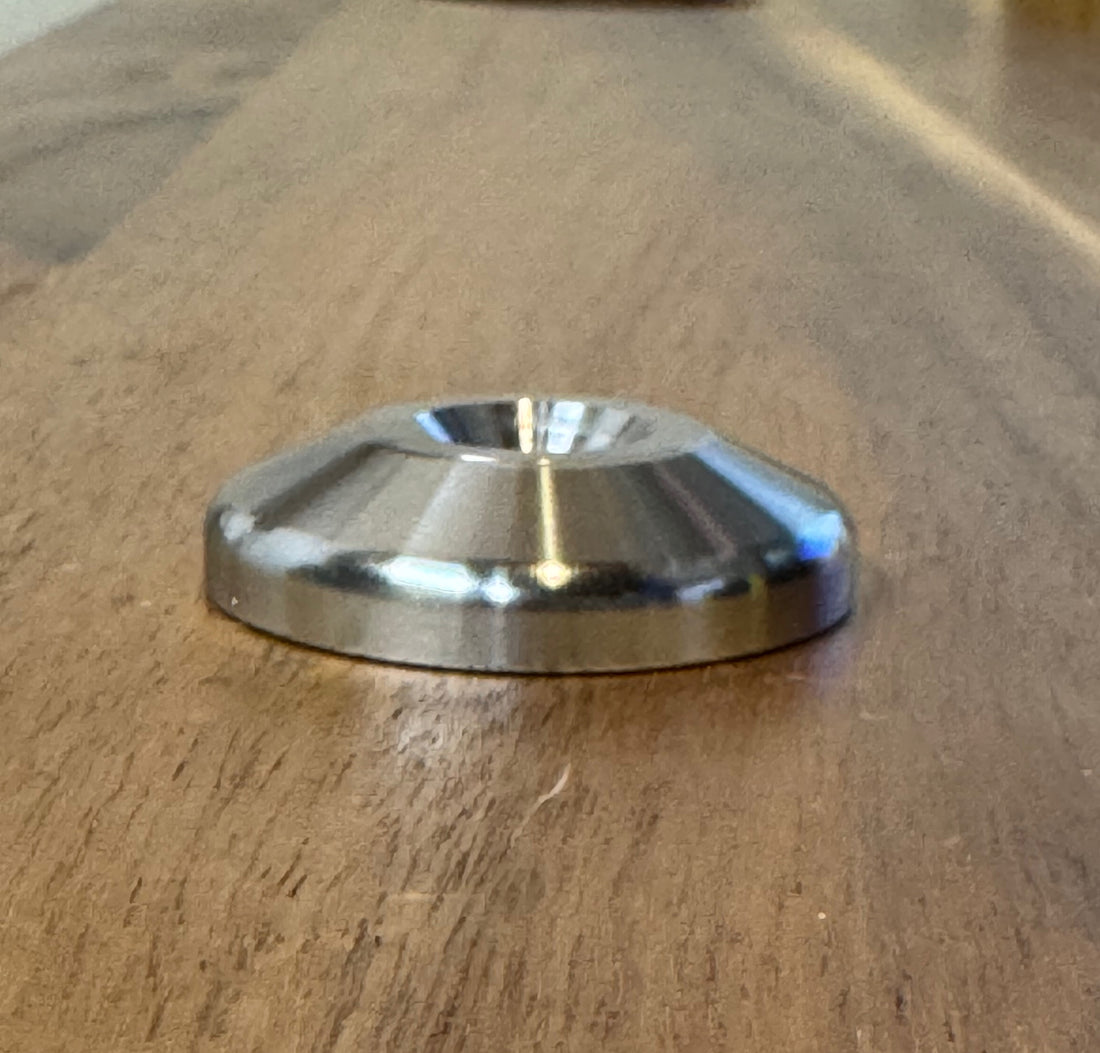 EXTSW BEVELED .257” ID x 1.490" OD x 3/8" Thick 316 Stainless Countersunk Washer
