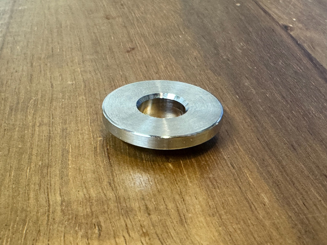EXTSW  .383” ID x .990" OD x 1/4” thick Stepped 1/2 x 1/8" 304 Stainless Washer