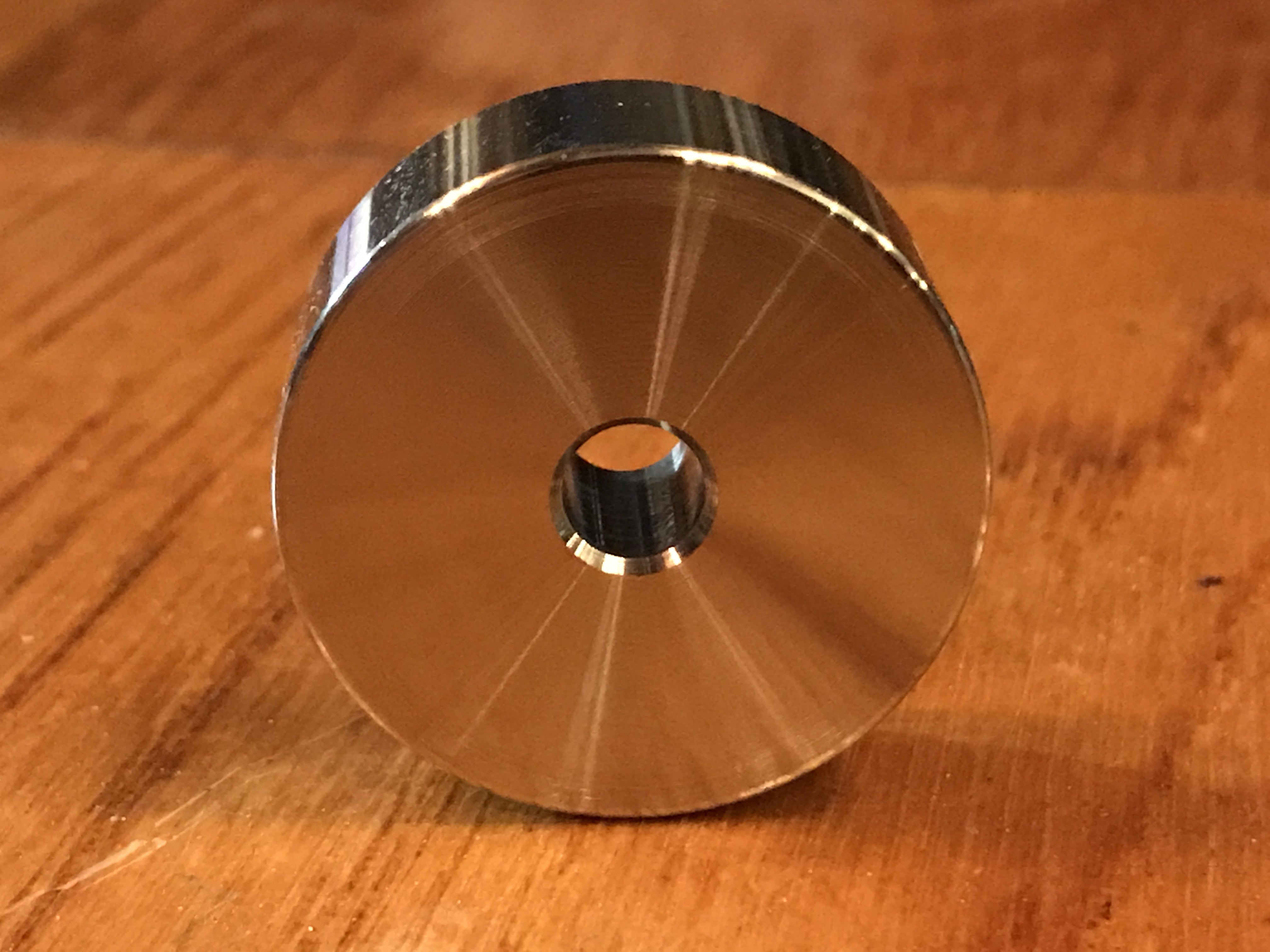 EXTSW .257” ID x  1.240" OD x 5/8” Long 316 Stainless Spacer