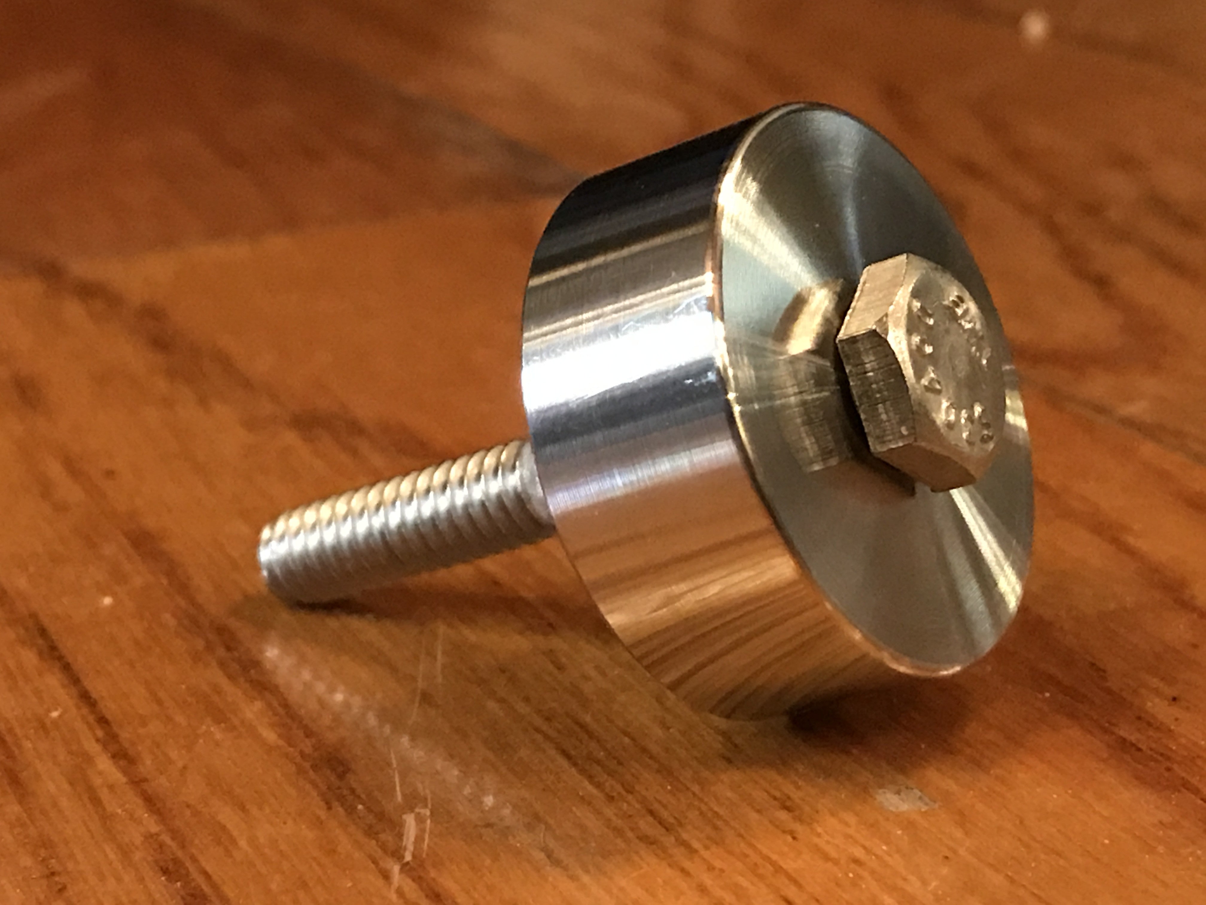 EXTSW .257” ID x  1.240" OD x 5/8” Long 316 Stainless Spacer