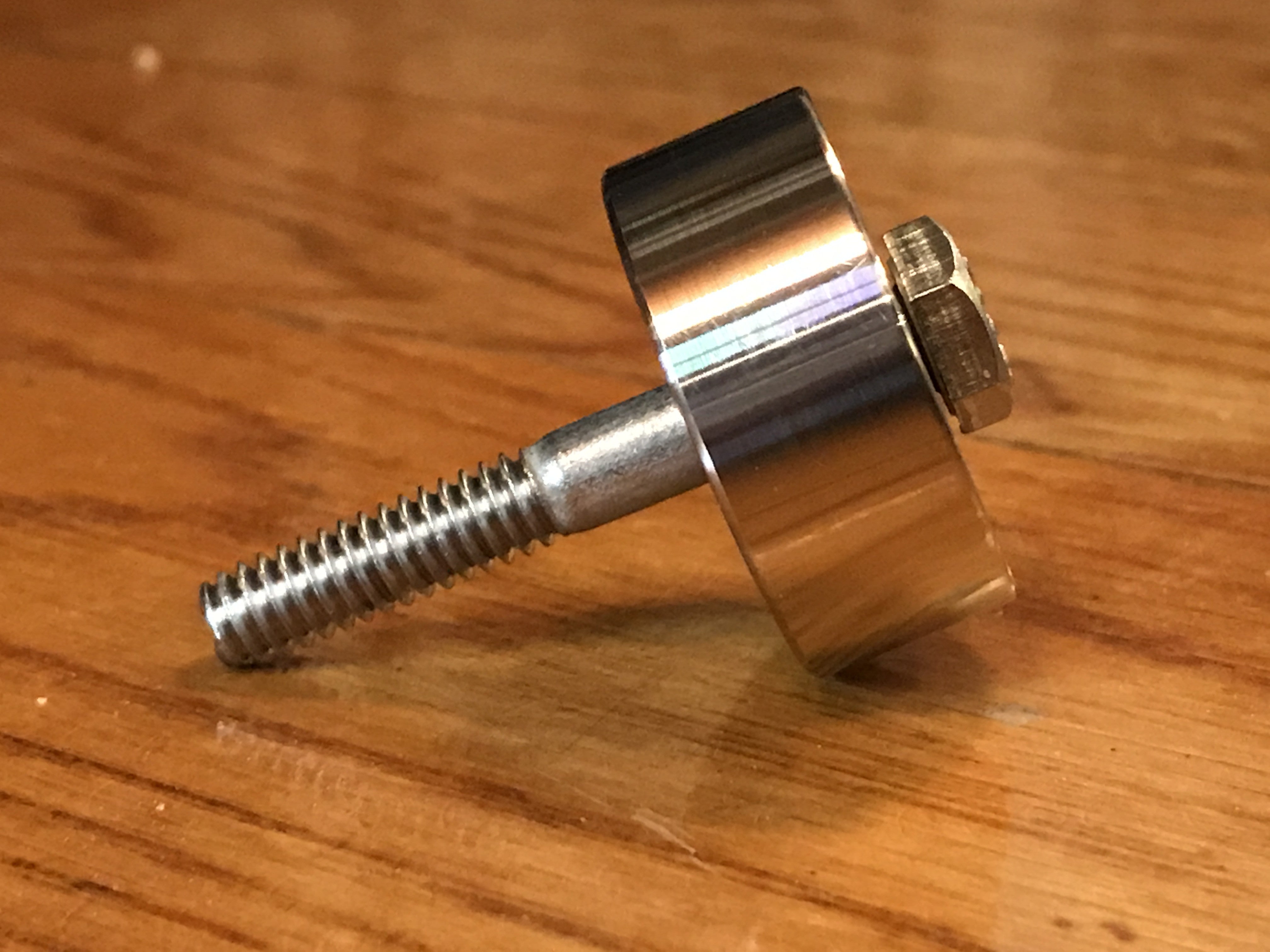 EXTSW .257” ID x  1.240" OD x 5/8” Long 316 Stainless Spacer