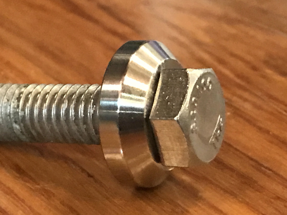 extsw 3/8” ID x 7/8” OD x 1/4” thick beveled 316 stainless washer