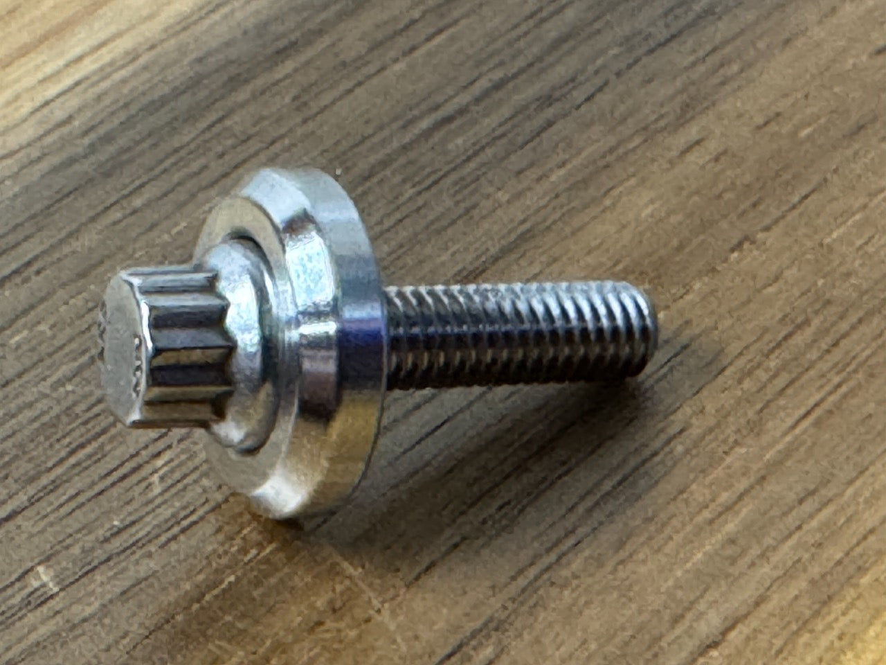 EXTSW BEVELED .202”/ 10-32 ID x .615" OD x .140” Thick 316 Stainless Washer, Fits 702 ARP 12 point Bolts