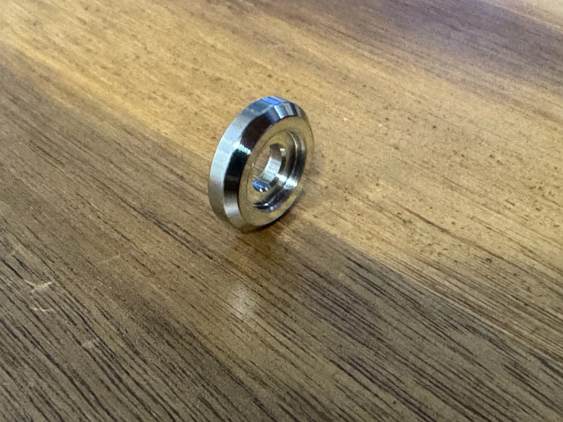 EXTSW BEVELED .202”/ 10-32 ID x .615" OD x .140” Thick 316 Stainless Washer, Fits 702 ARP 12 point Bolts