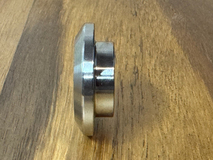EXTSW  .634” ID x 1.490" OD x 1/2” thick -Stepped 1/4 x 1" - Beveled 316 Stainless Washers