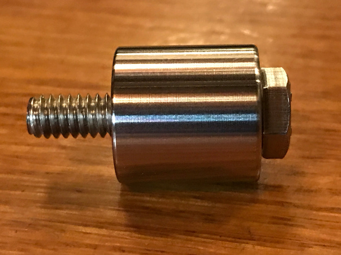 EXTSW .383" ID x .865" OD x 1 1/4" Thick 316 Stainless Steel Spacer