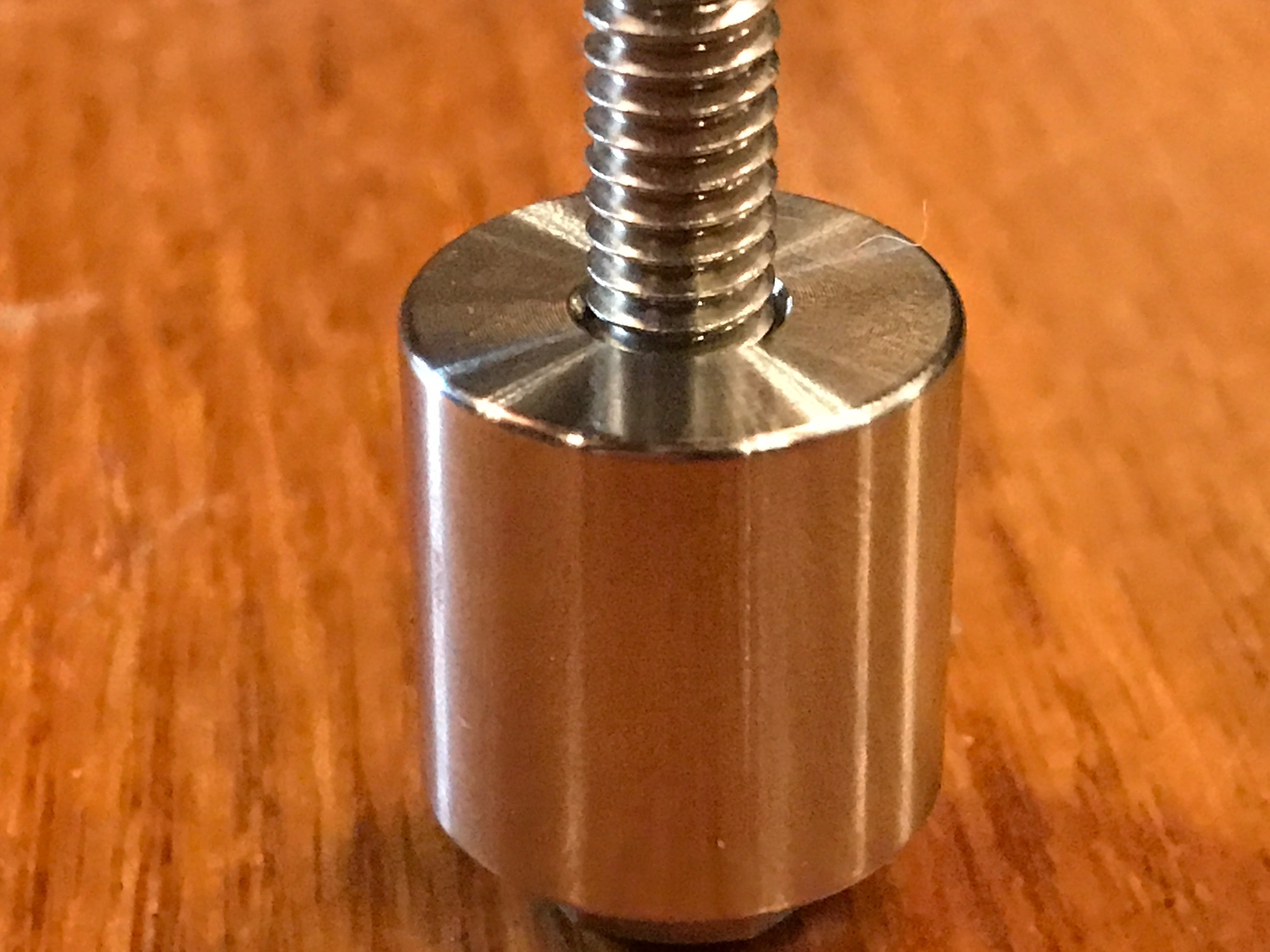 EXTSW .383" ID x .865" OD x 1 1/4" Thick 316 Stainless Steel Spacer