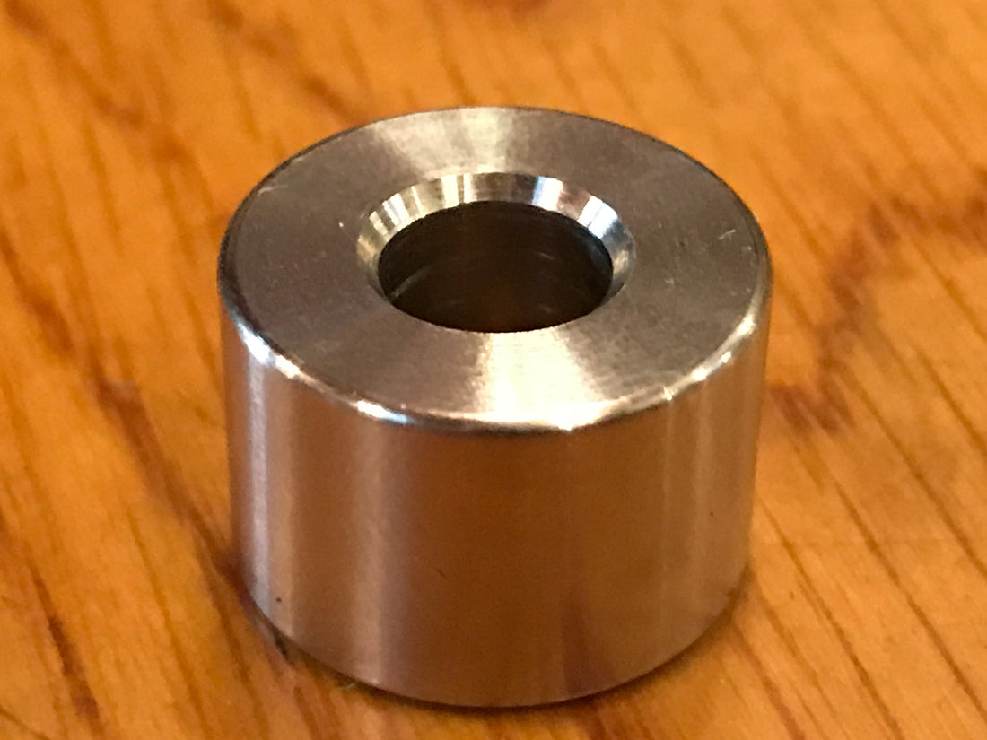 EXTSW .323" ID x .740" OD x 7/16” Thick 316 Stainless Spacer