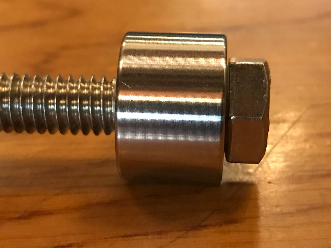 EXTSW .323" ID x .740" OD x 7/16” Thick 316 Stainless Spacer