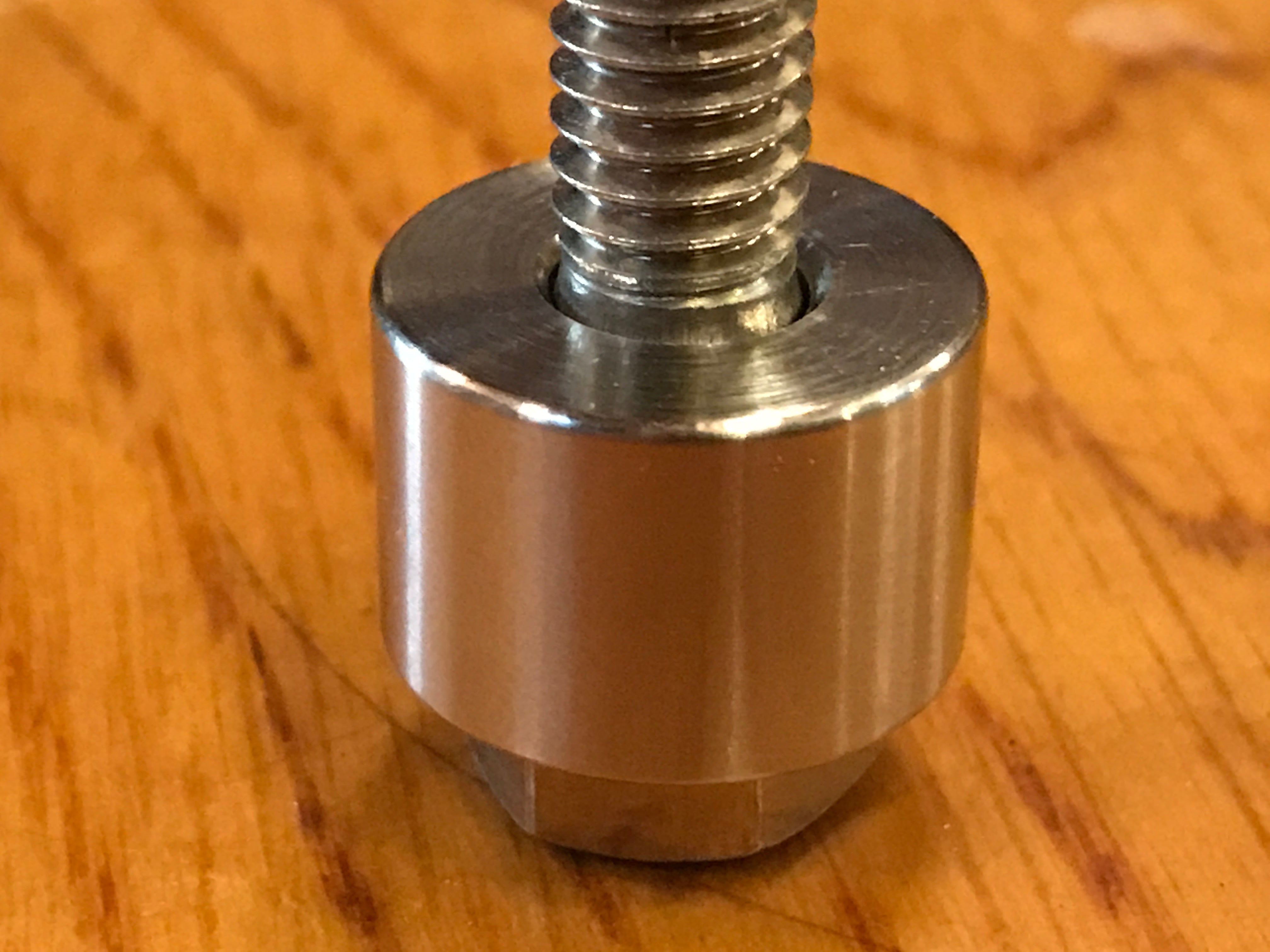 EXTSW .323" ID x .740" OD x 7/16” Thick 316 Stainless Spacer