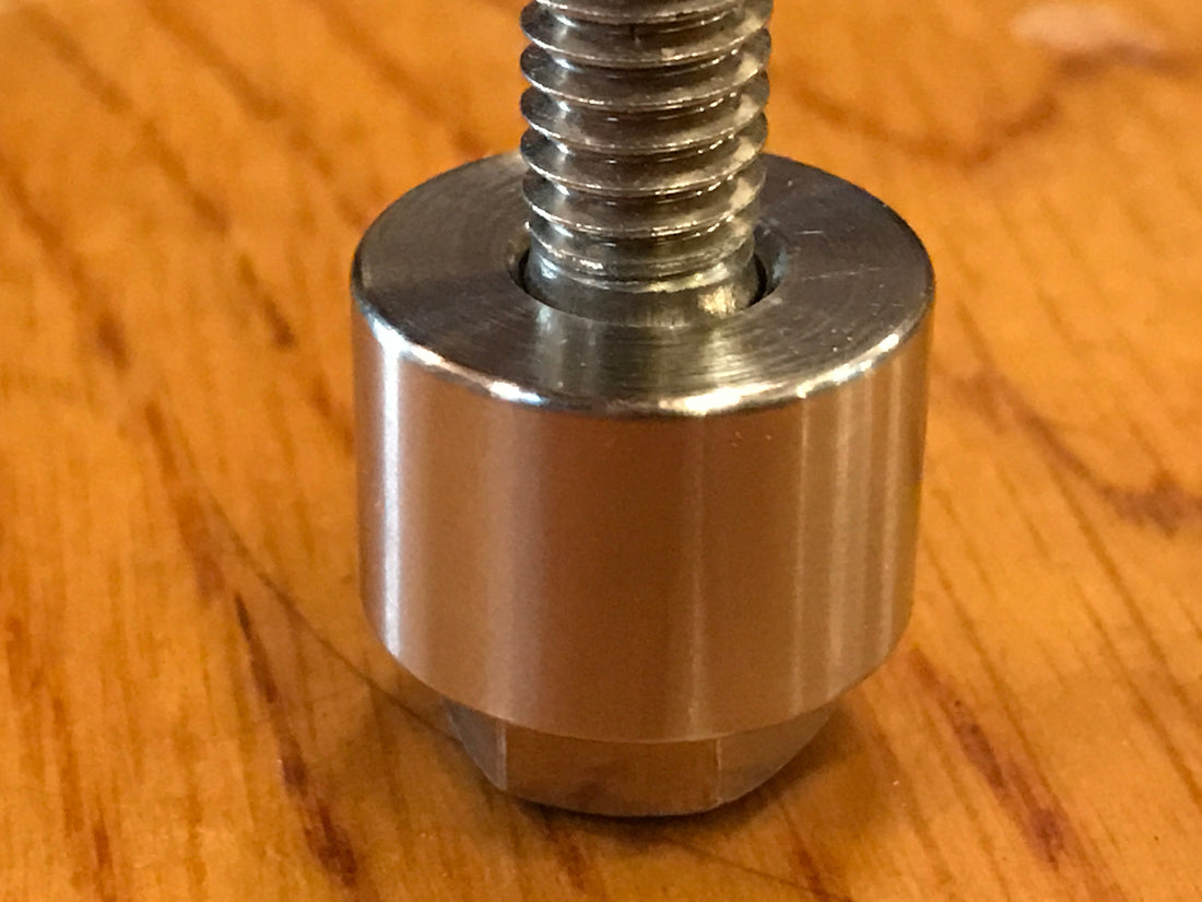 EXTSW .323" ID x .740" OD x 7/16” Thick 316 Stainless Spacer