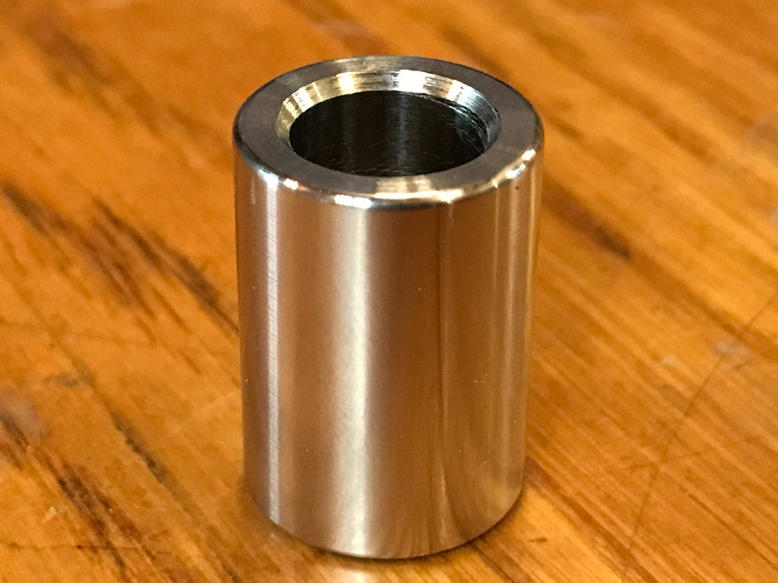EXTSW .383” ID x .615" OD x 1” Thick 316 Stainless Spacer
