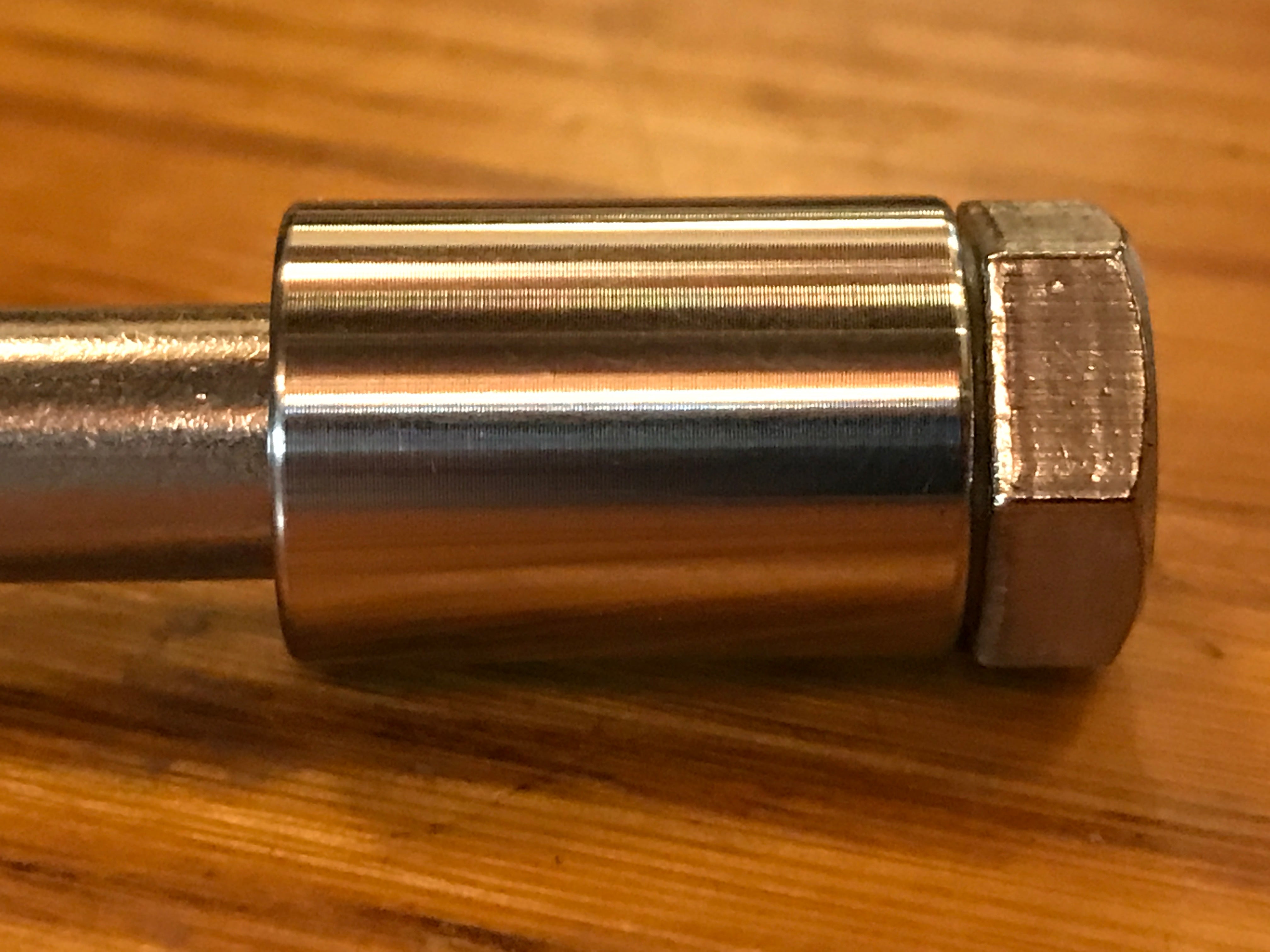 EXTSW .383” ID x .615" OD x 1” Thick 316 Stainless Spacer