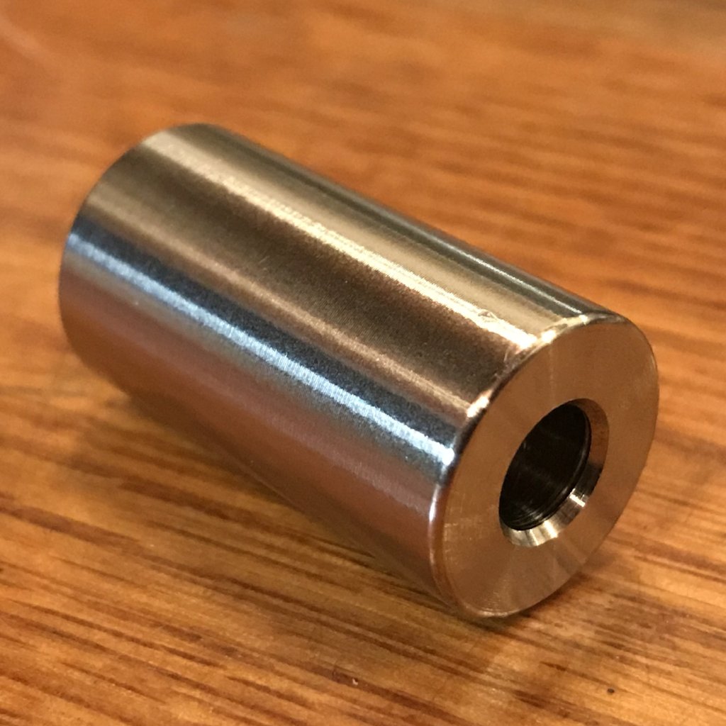 EXTSW .257” ID x .615" OD x 1 1/4" Long 316 Stainless Spacer