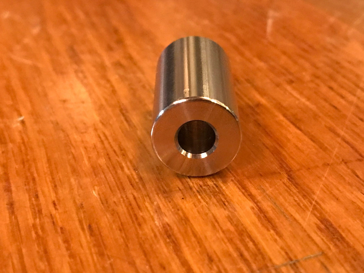 EXTSW .257” ID x .615" OD x 1 1/4" Long 316 Stainless Spacer