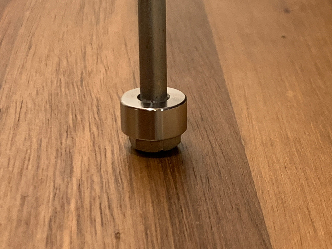 EXTSW .257” ID x .615" OD x 3/8” Long 316 Stainless Spacer