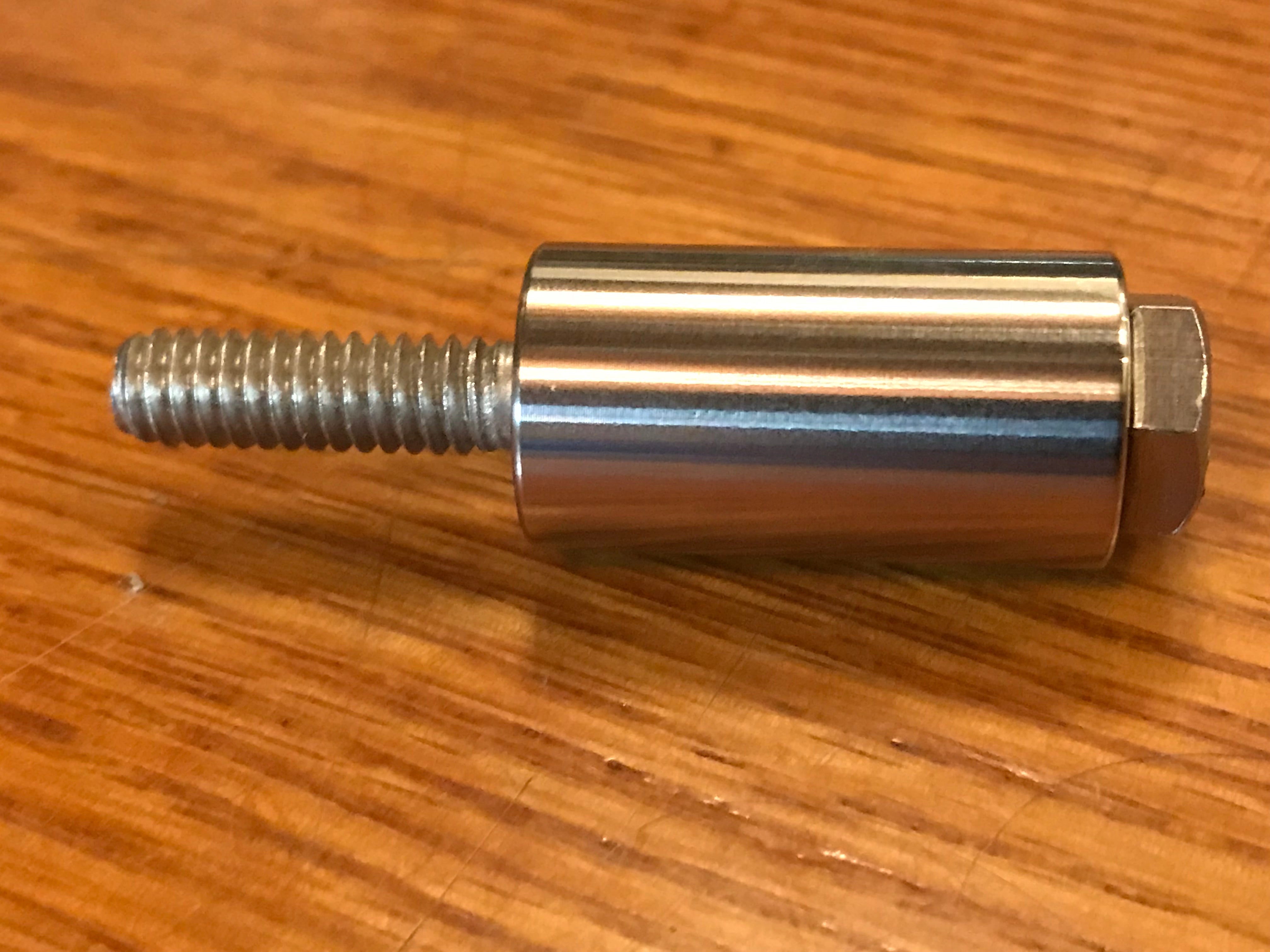 EXTSW .257” ID x .615" OD x 1 1/4" Long 316 Stainless Spacer