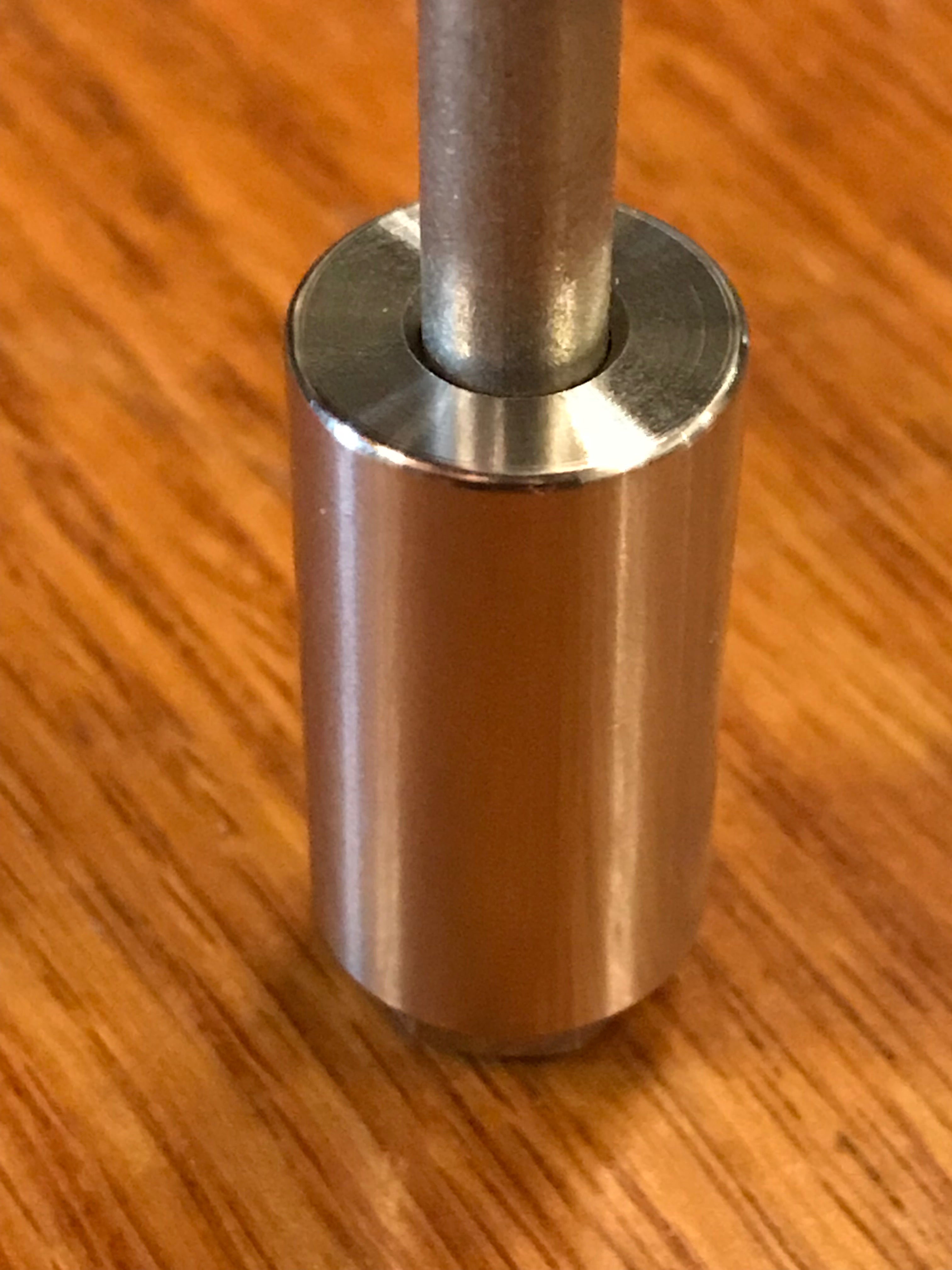EXTSW .257” ID x .615" OD x 1 1/4" Long 316 Stainless Spacer