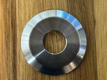 (10 pc) Custom EXTSW .685" ID x 1.990” OD x 1/4” Thick 316 Stainless Counter-bored Washers