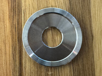 (10 pc) Custom EXTSW .685" ID x 1.990” OD x 1/4” Thick 316 Stainless Counter-bored Washers